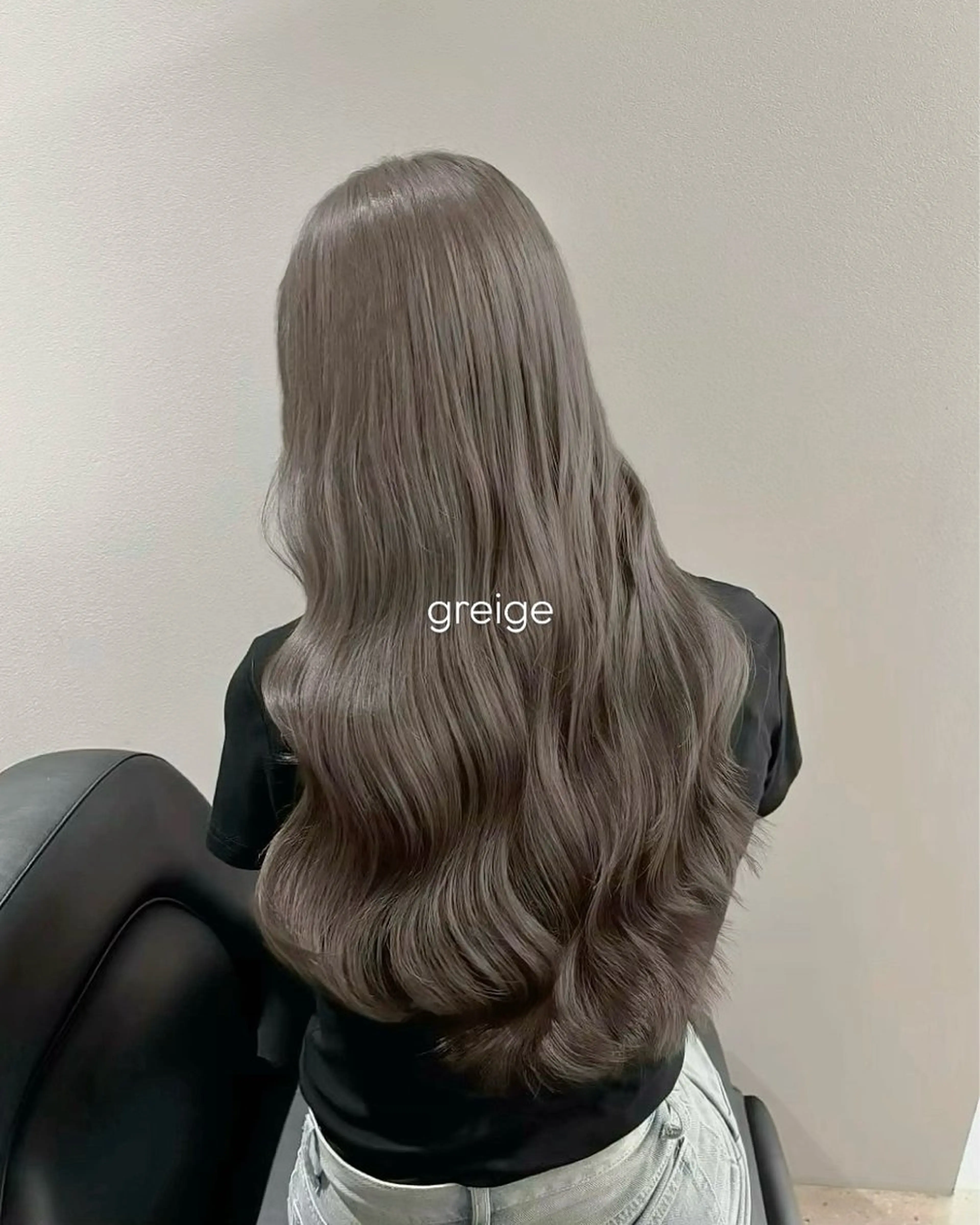 ロング カラー 透明感カラー カット ヘアカラー トリートメント iki omotesando所属・akiho/透明感 カラー/グレージュのヘアスタイル