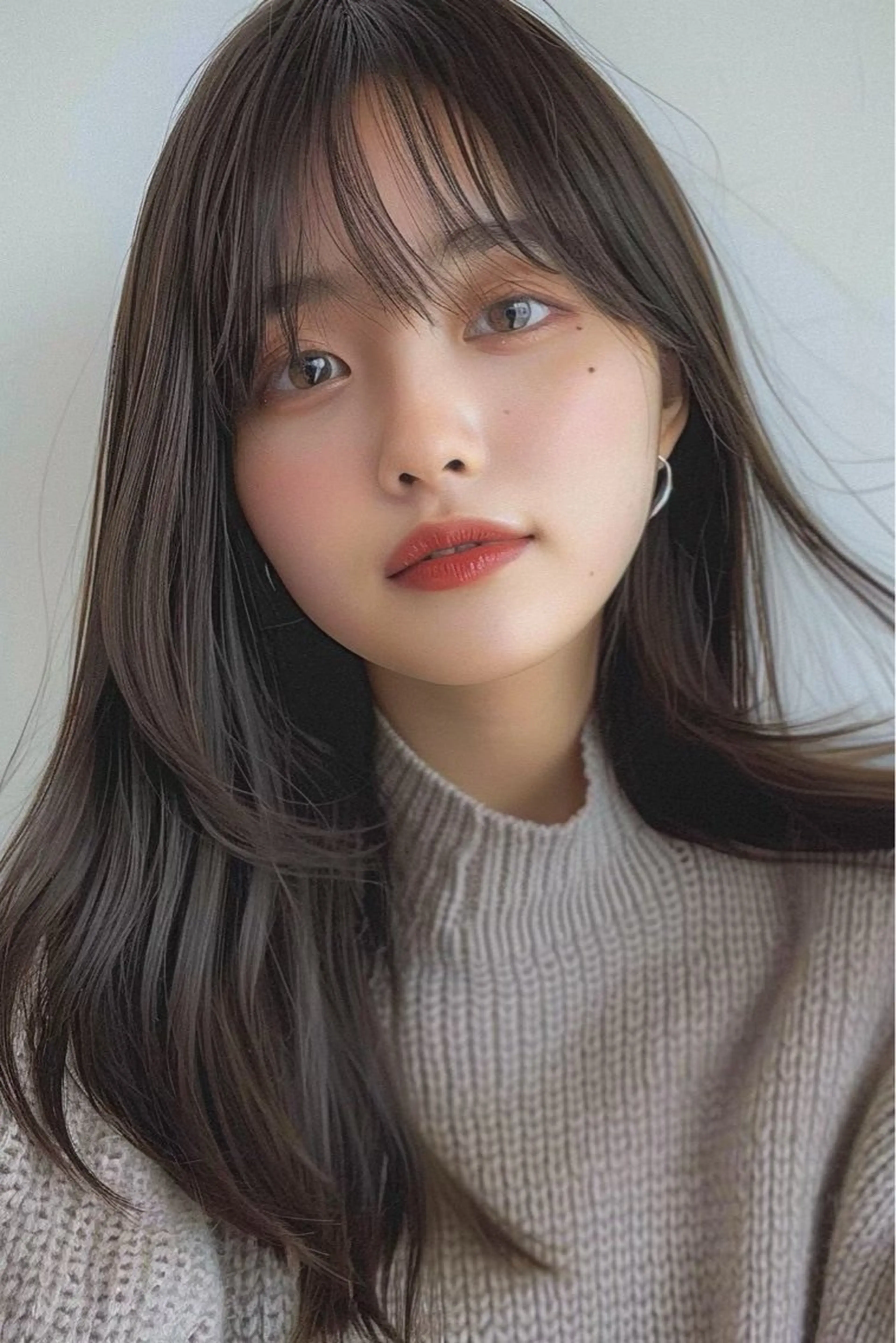 ロング カラー カット ヘアカラー トリートメント 最新ケアカラー 髪質改善YUTOのヘアスタイル