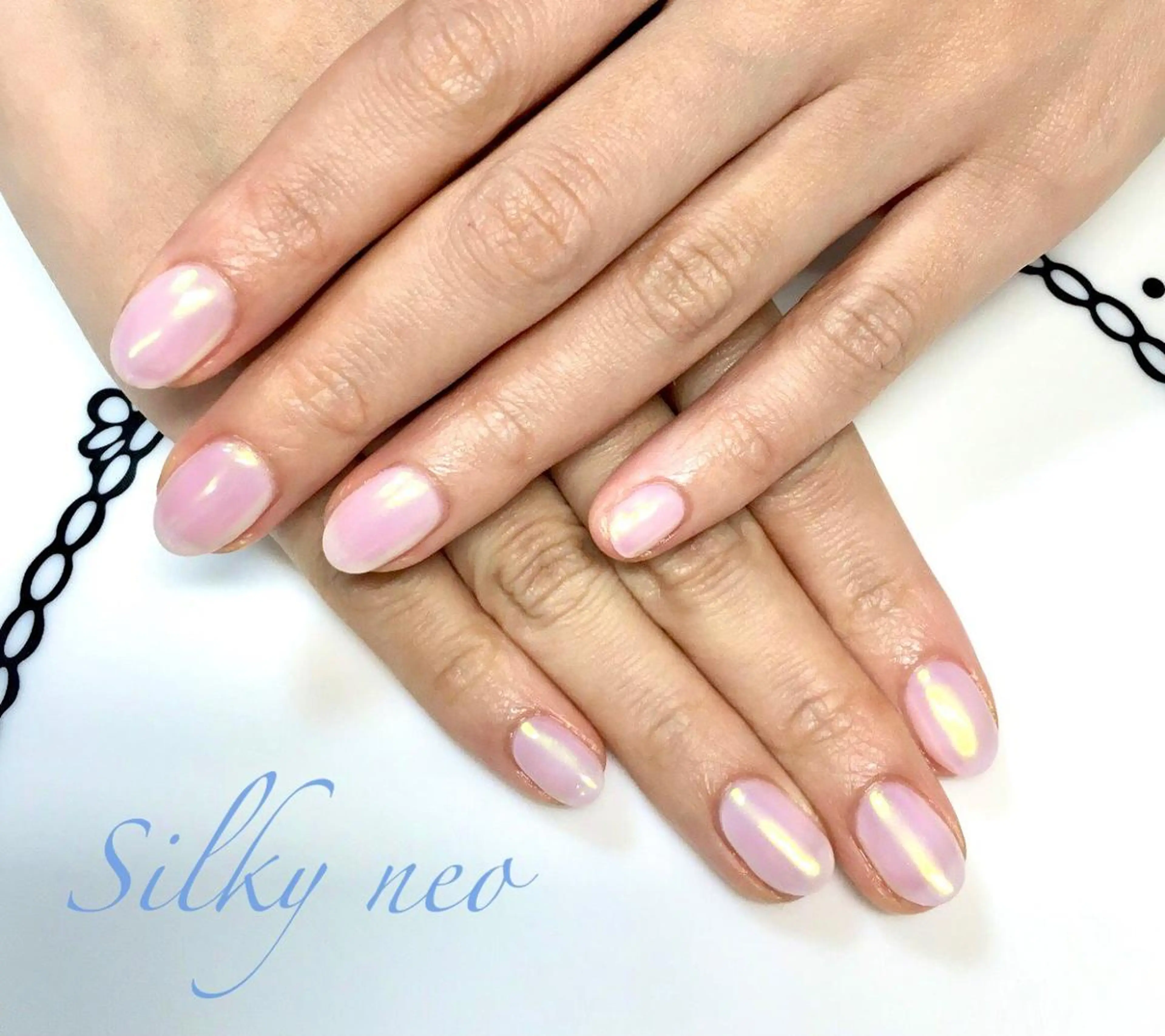 ネイル ミラーネイル Silky_nail _soraのネイルデザイン