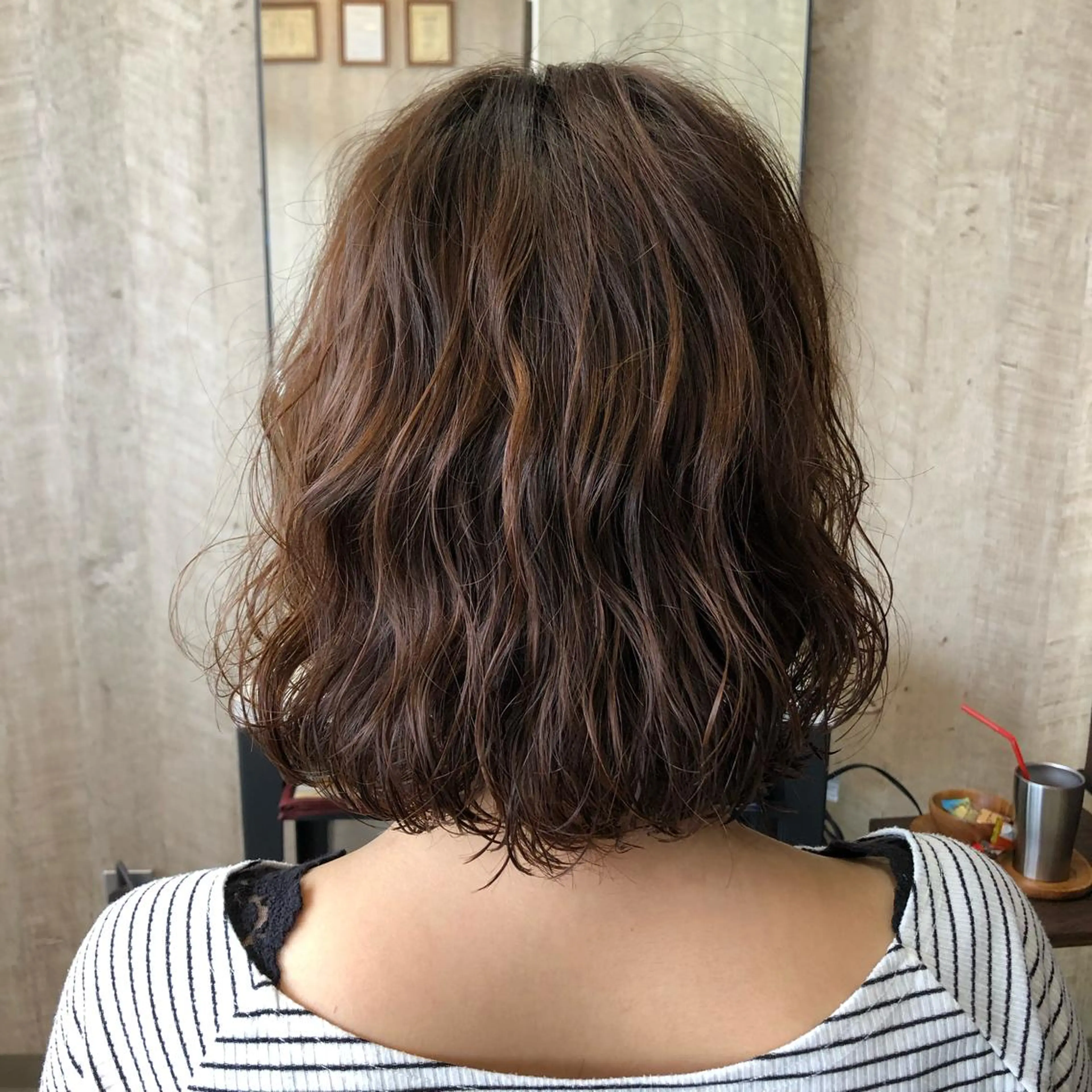 ミディアム ミディアムパーマ hair salon Ame(エイム)所属・熊井 達也のヘアスタイル