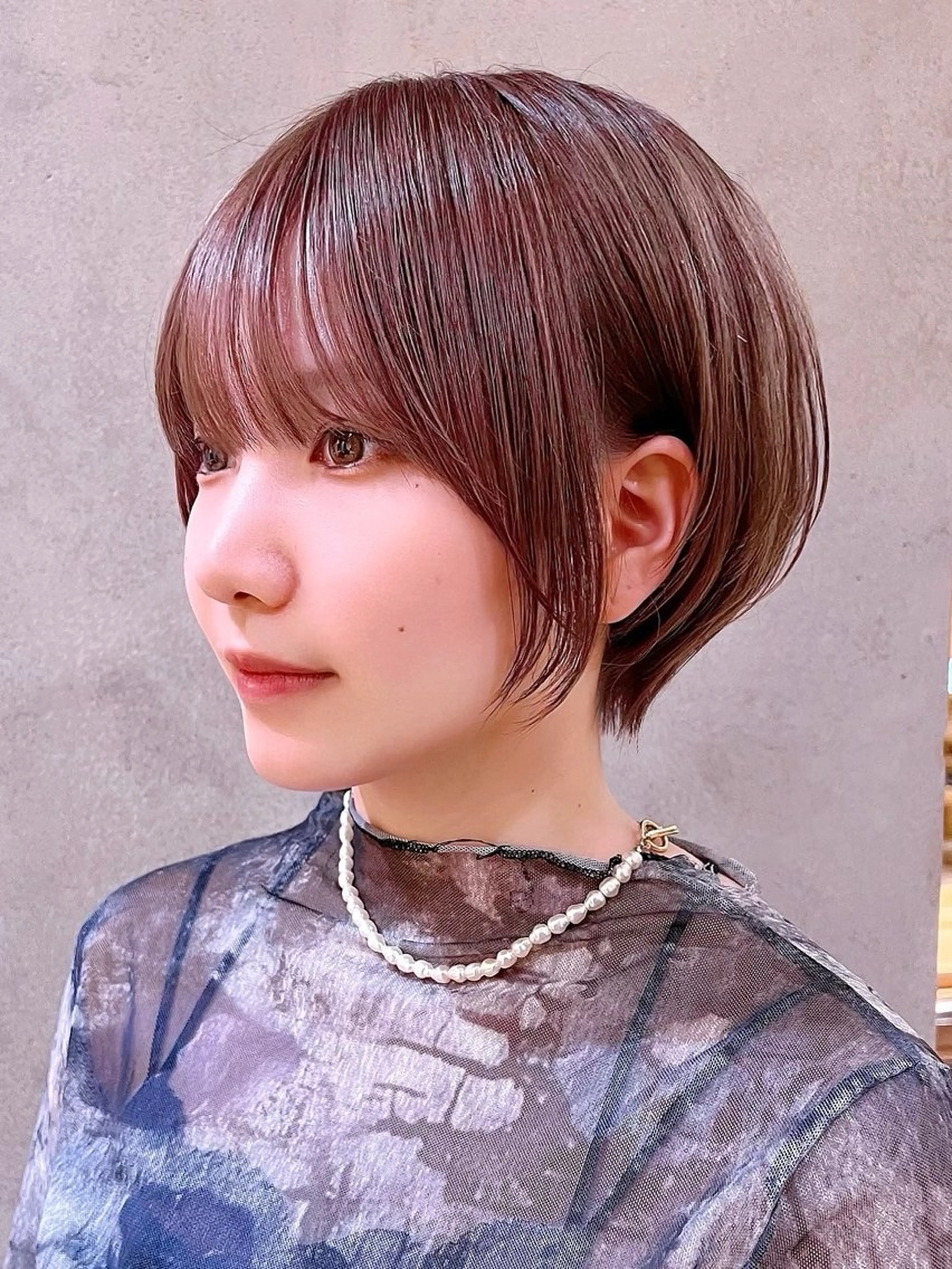 ショート Say.石川葵 ショートボブ前髪のヘアスタイル