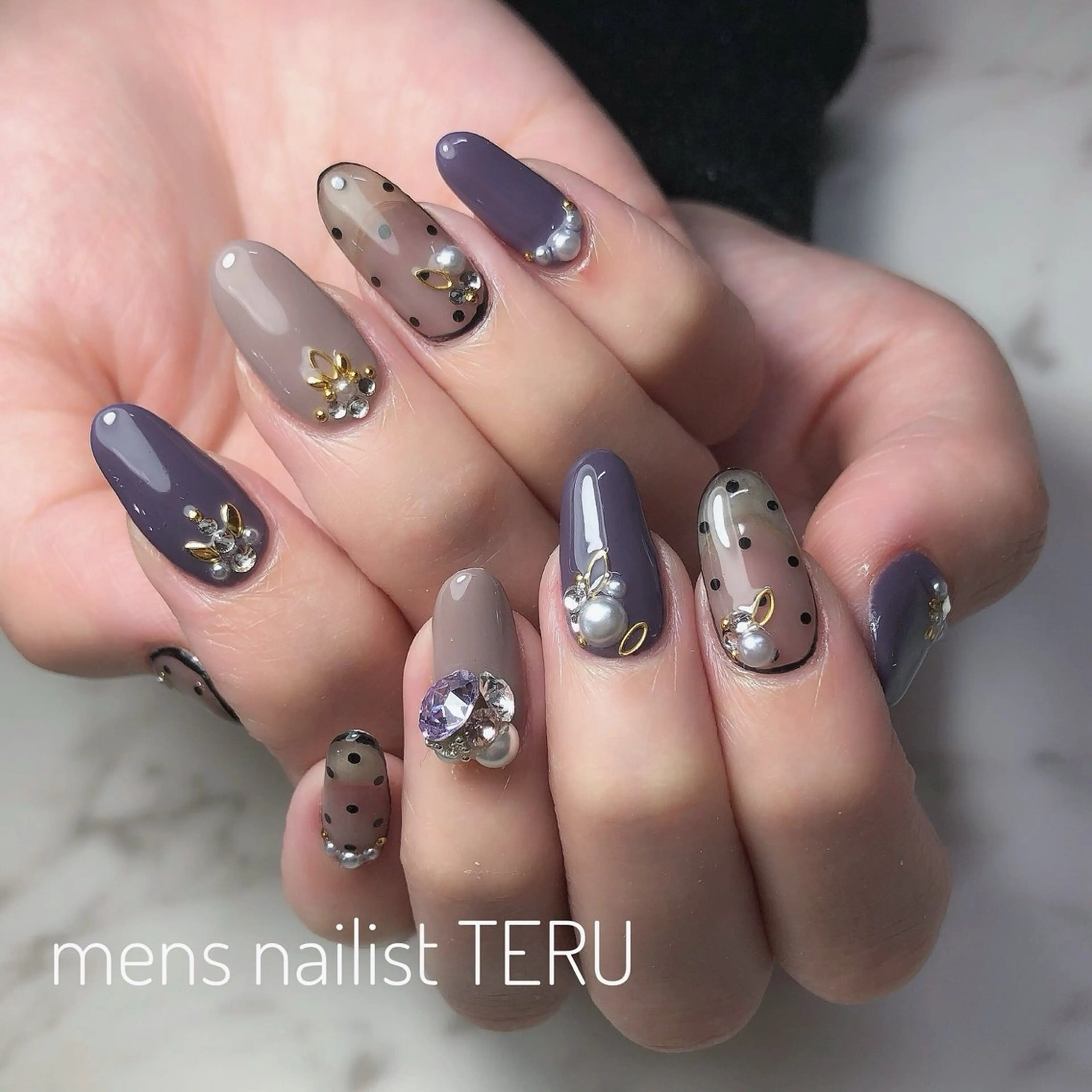 ネイル メンズネイル nail salon ETERNAL所属・メンズネイリスト TERUのネイルデザイン
