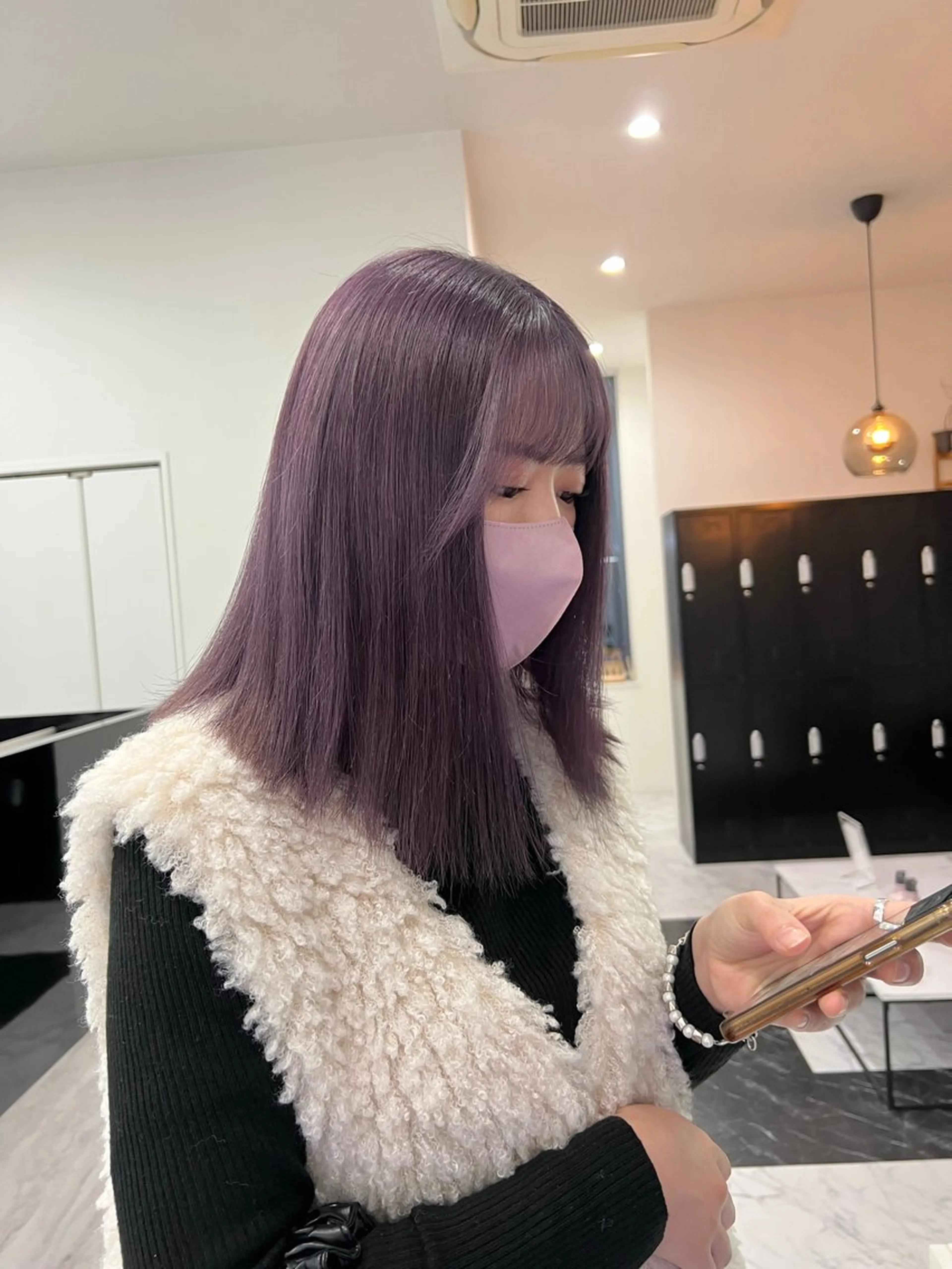 ミディアム ヘアカラー トリートメント MAYU / Raf.のヘアスタイル