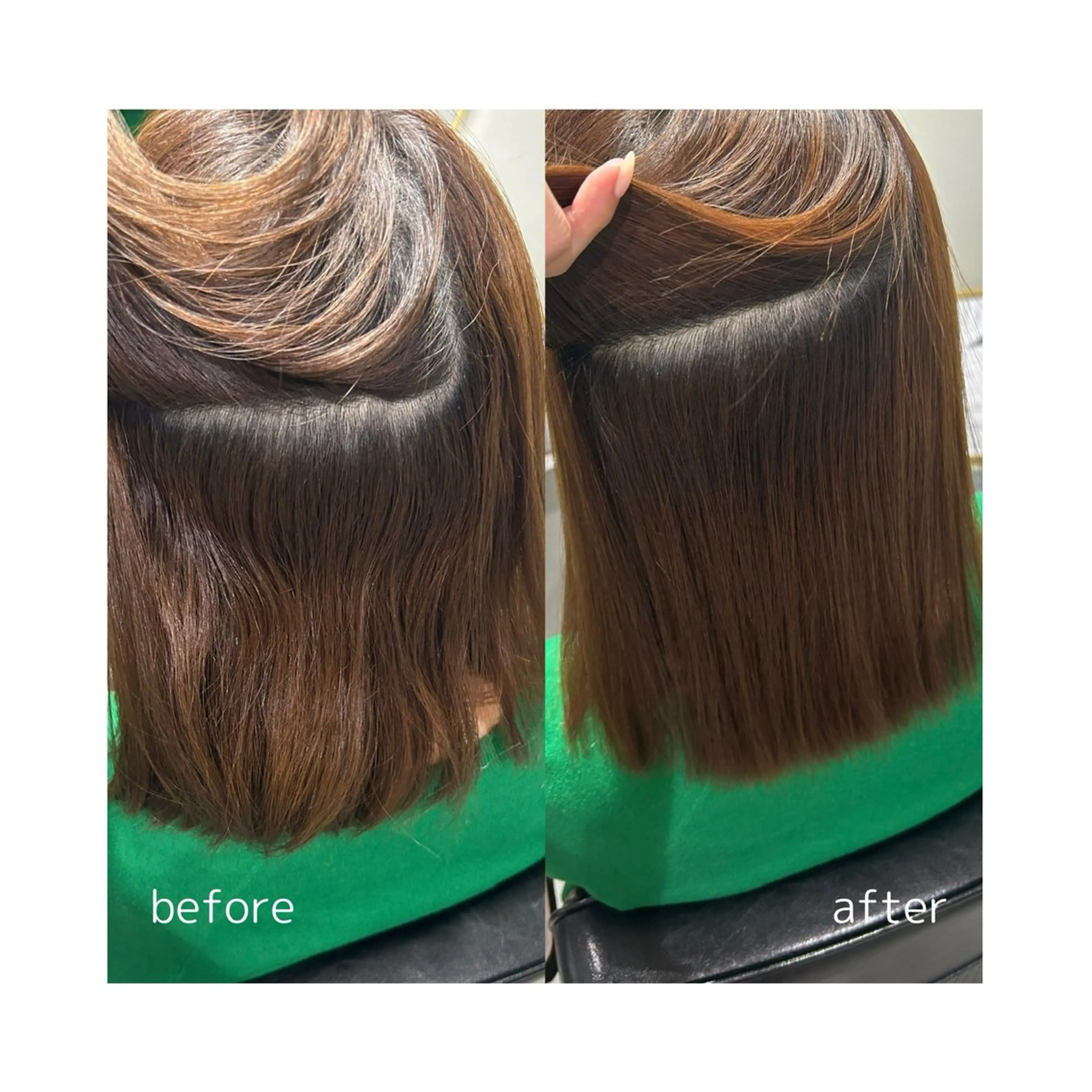 【ミニモ限定価格🩵】髪質改善TR+premium髪質改善ストレートの写真