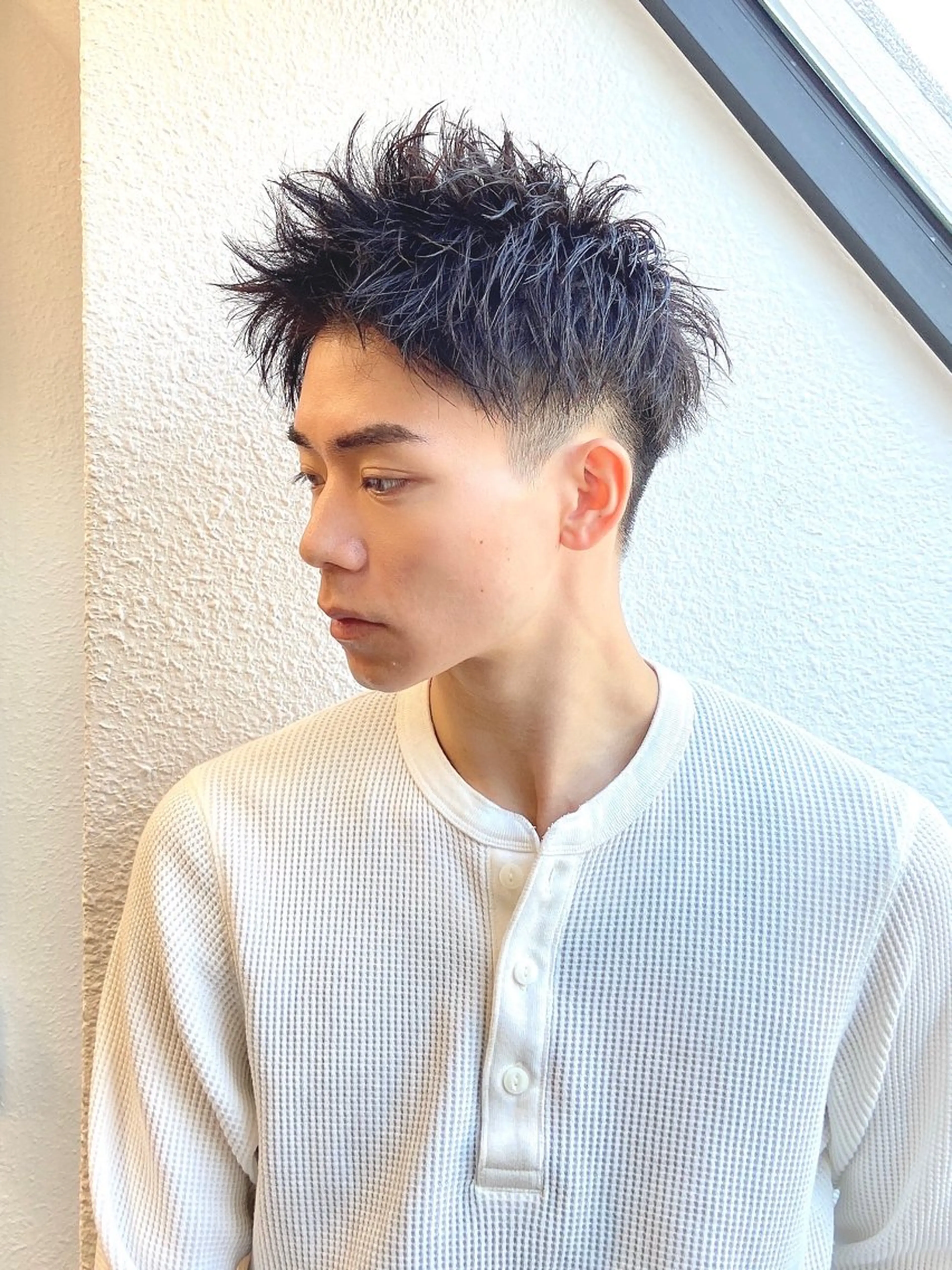 ショート メンズ カット メンズ/フェザー ショート/isseyのヘアスタイル