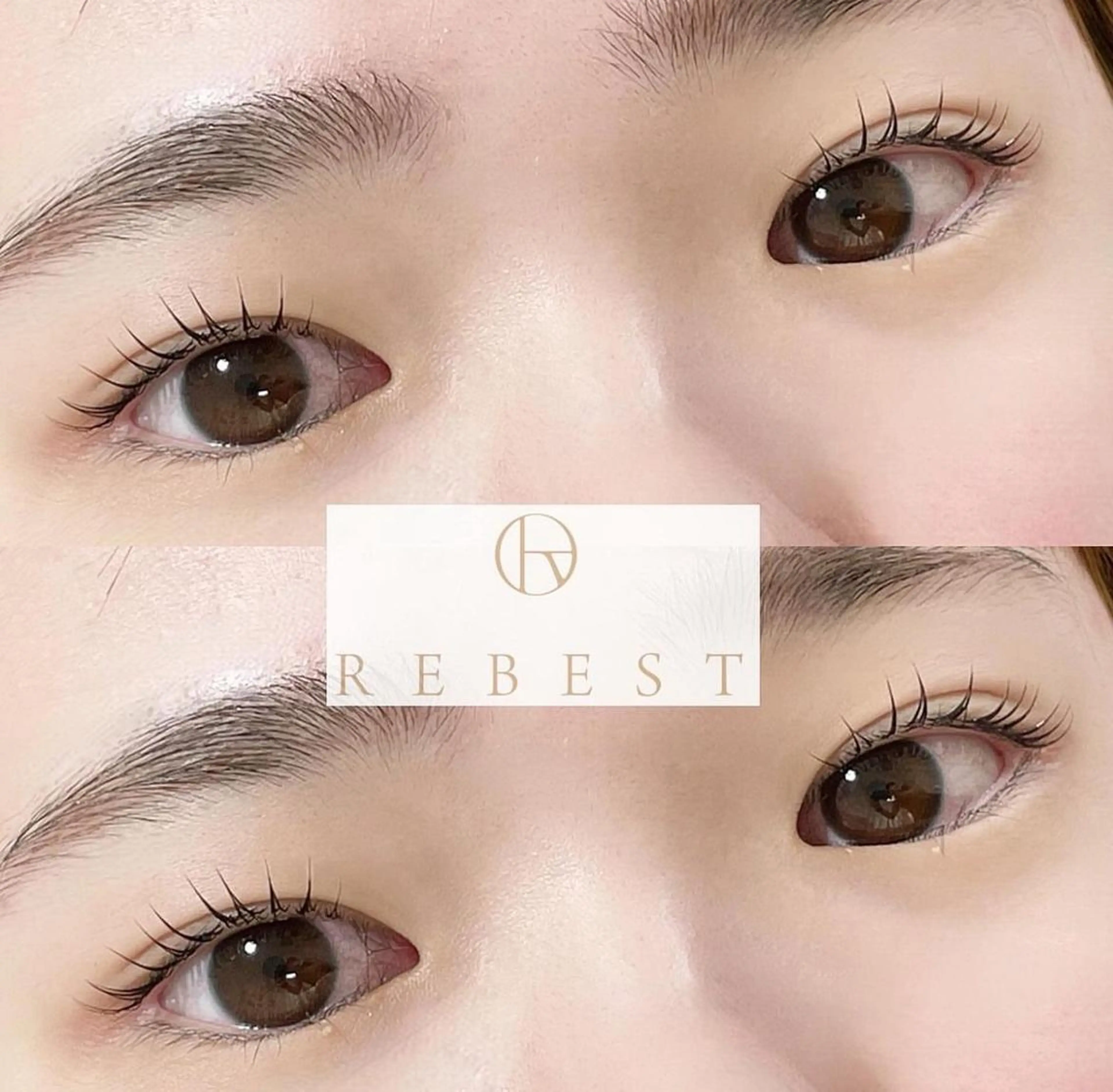 マツエク・マツパ 一重×まつ毛パーマ ＲＥＢＥＳＴ yのマツエク・マツパデザイン
