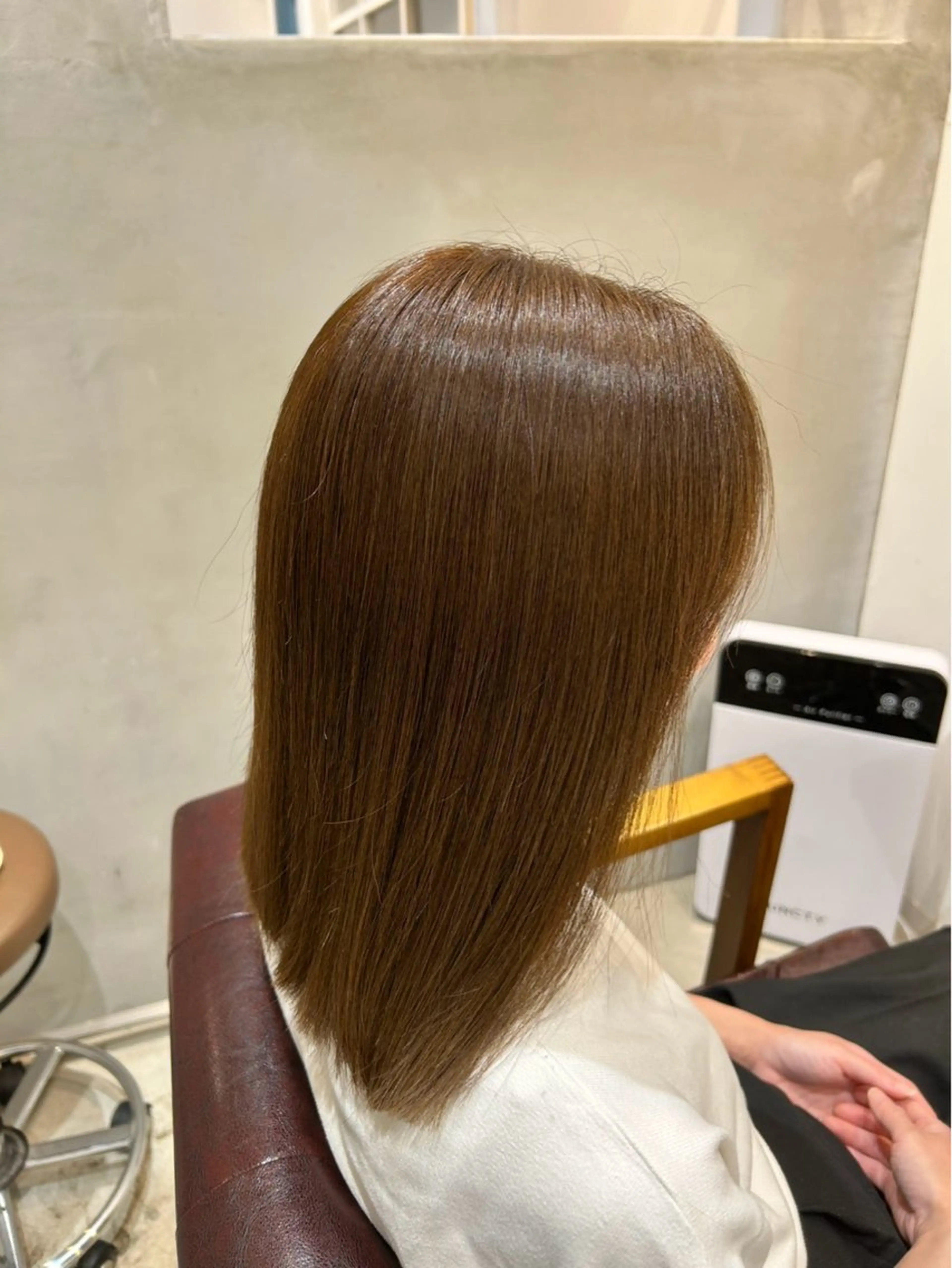 カラー 透明感カラー ハイライトカラー 髪質改善 ヘアカラー 宮田 侑京のヘアスタイル