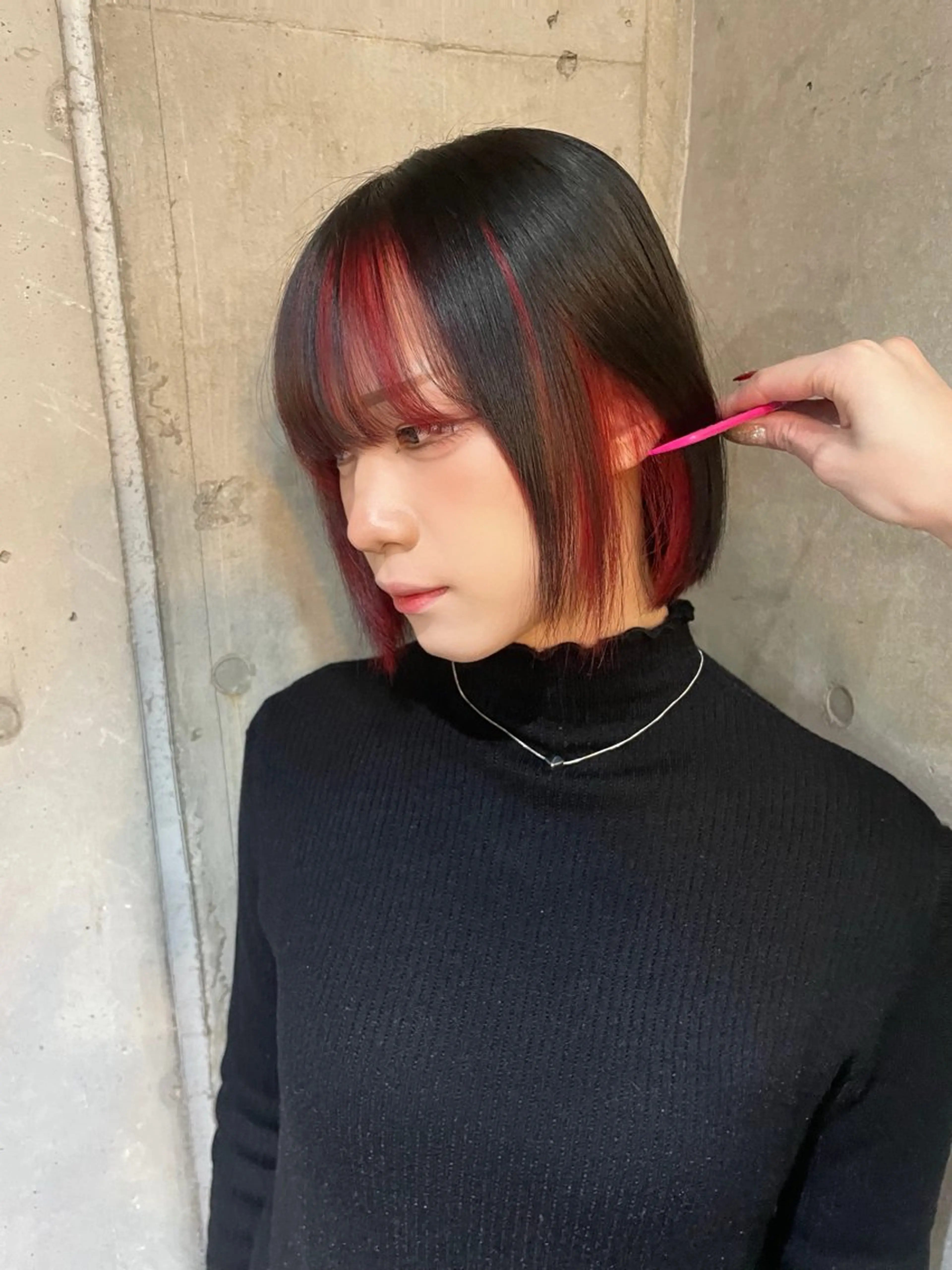 ショート カラー キッズ ヘアカラー トリートメント 南堀江/艶髪カラー /masami🩵のヘアスタイル