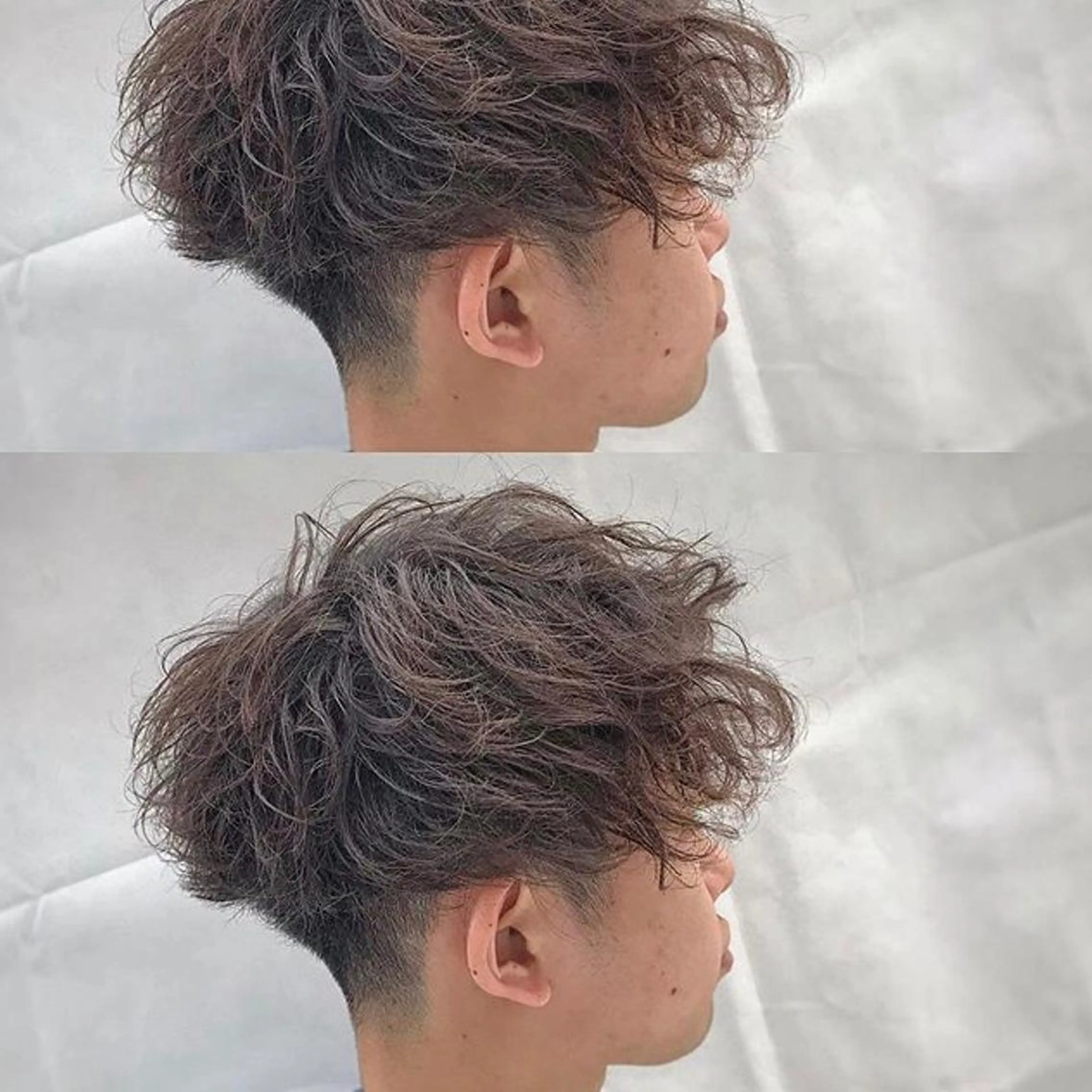 カラー パーマ メンズ 髪質改善🫧ベージュ 椙山 響のヘアスタイル