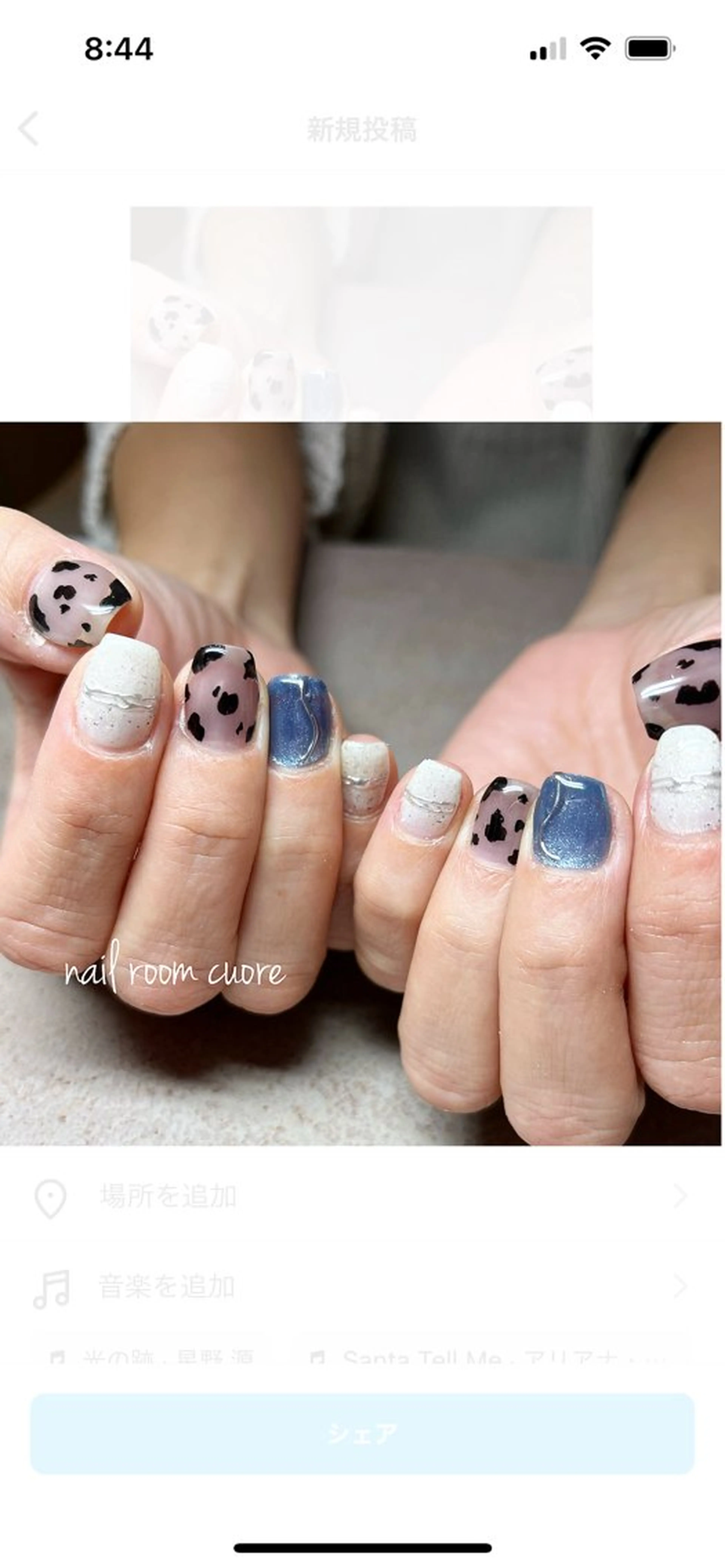 ネイル ハンドネイル nail room  cuore所属・松尾 典子のネイルデザイン