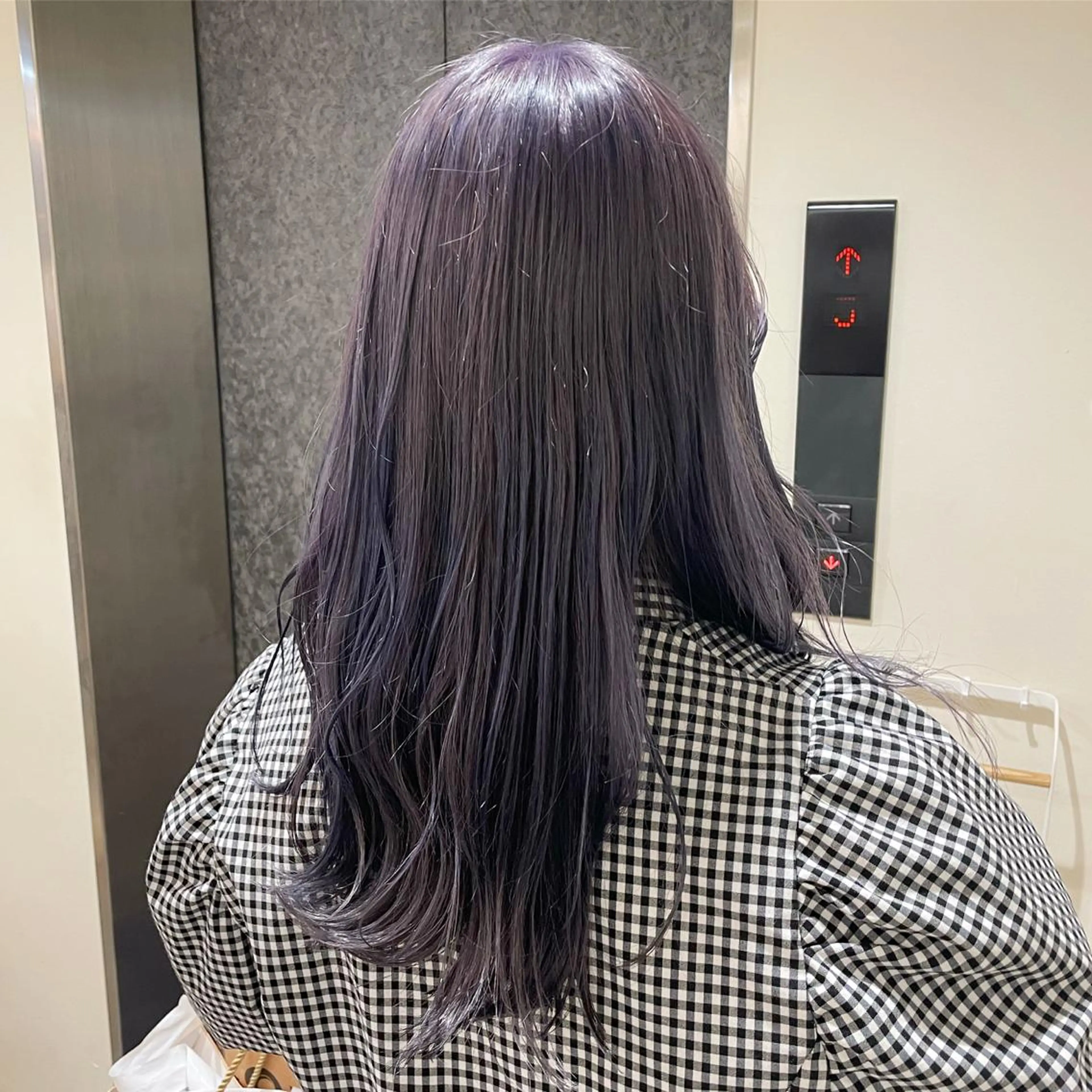 ロング パープルカラー ヘアカラー soyon心斎橋所属・♡透明感/艶カラー/ M a I ♡のヘアスタイル