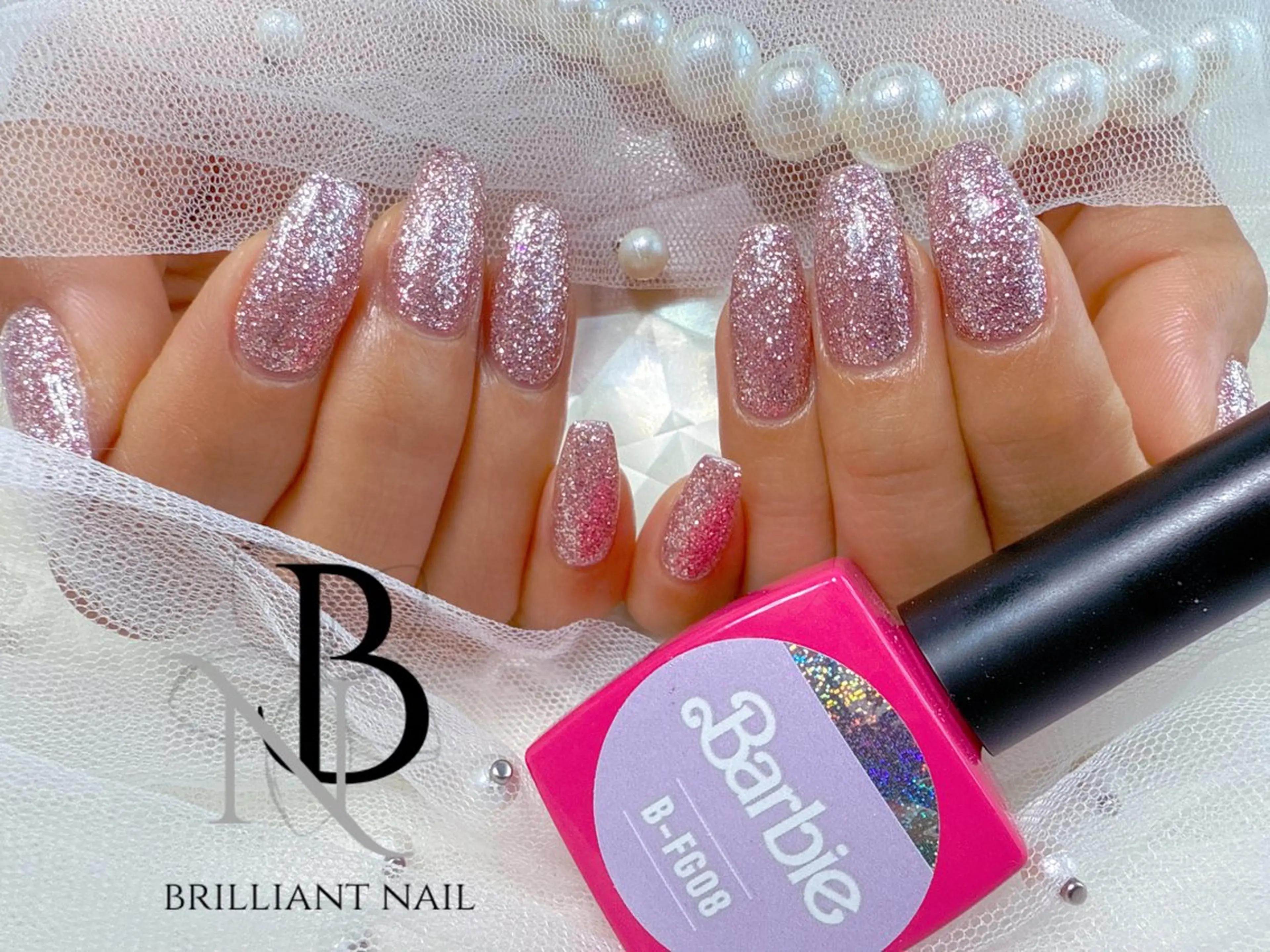 セミロング ハンドネイル ハンドケア brilliant nail💎あやのネイルデザイン