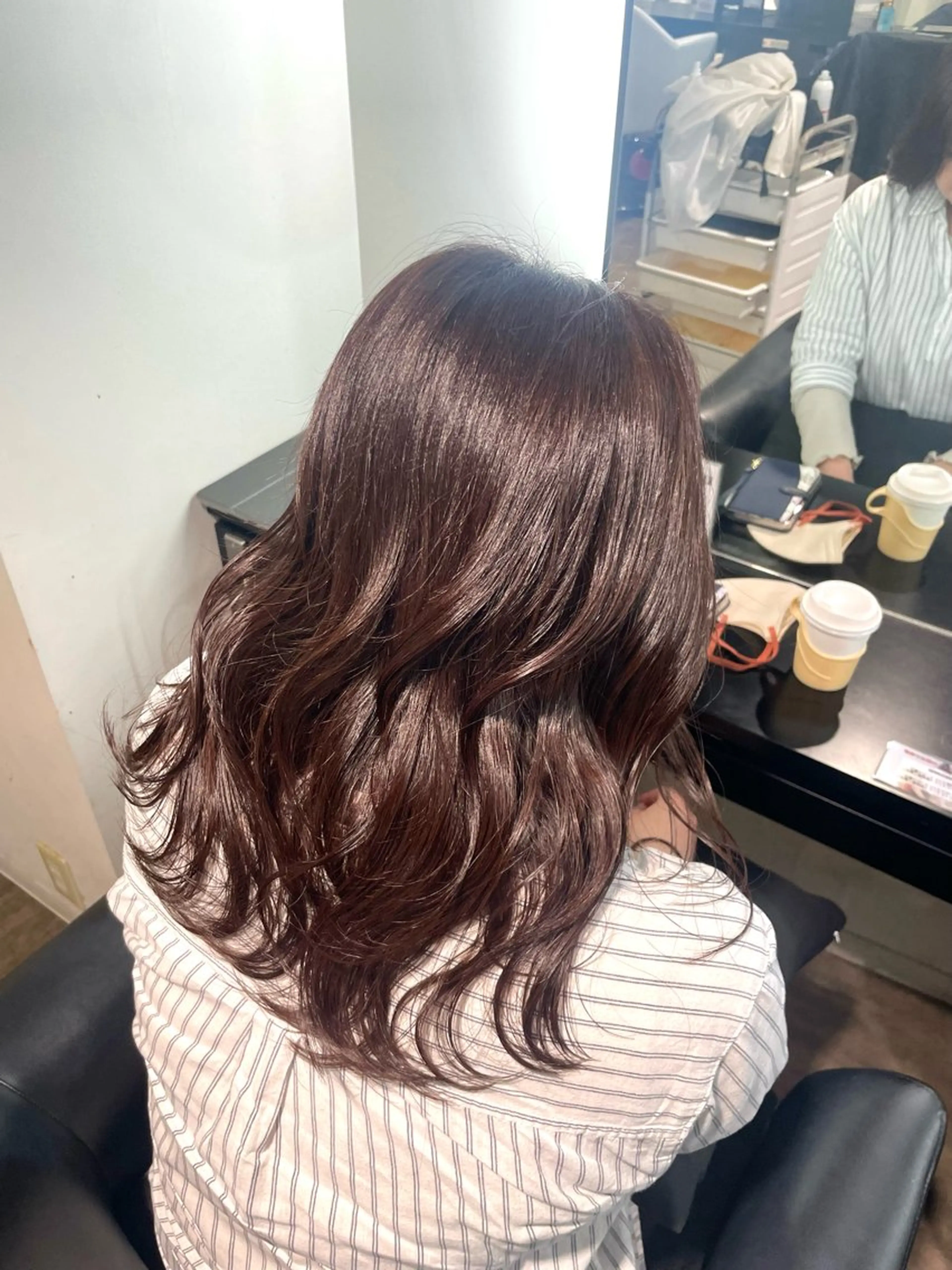 カラー ブラウンカラー 透明感カラー ラベンダーカラー ヘアカラー トリートメント 🎀 momo🎀のヘアスタイル