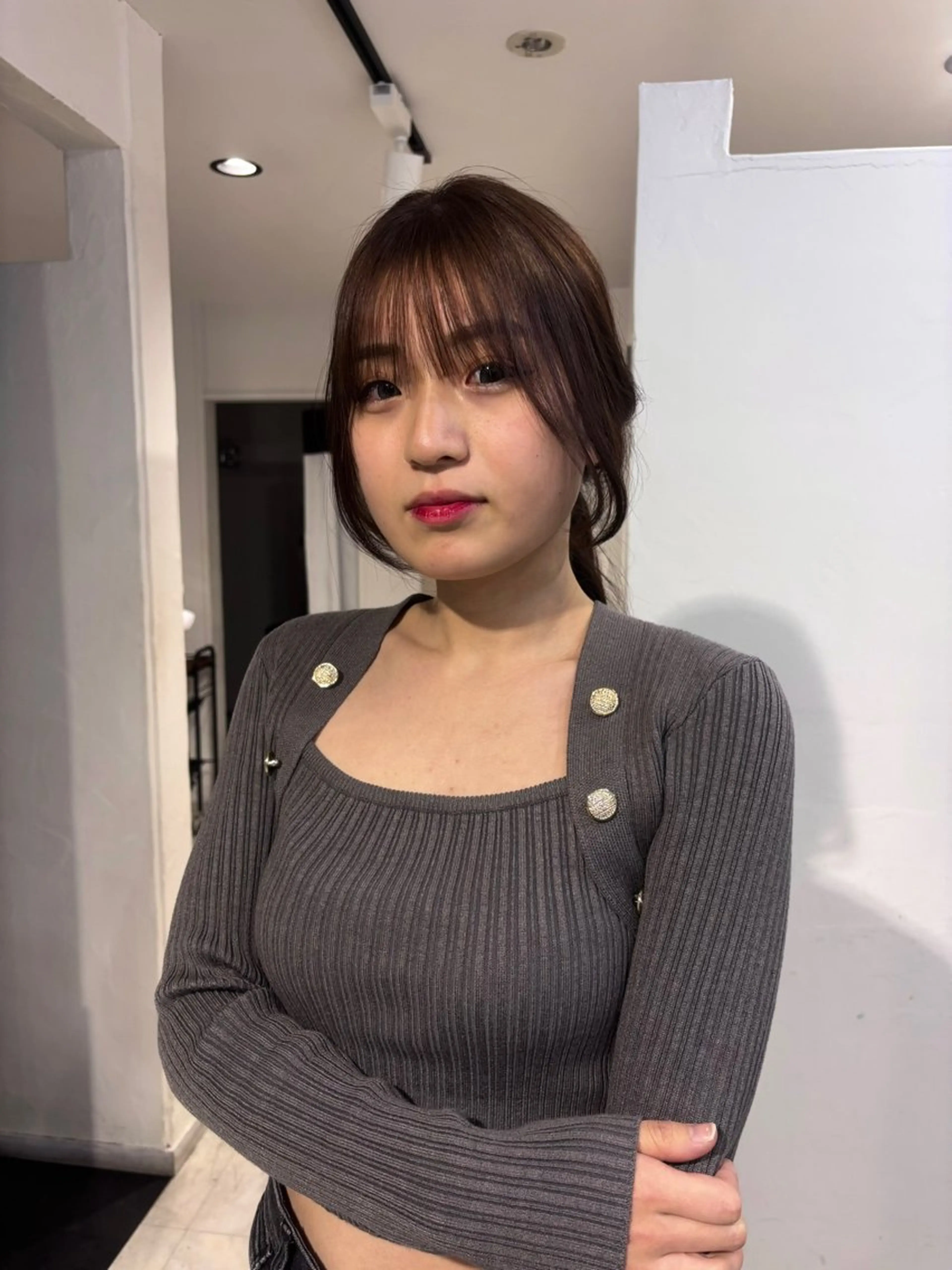 肌馴染みが良くなる優しいショコラカラー🧸【ワンカラー】+【スタイリング¥0】の写真