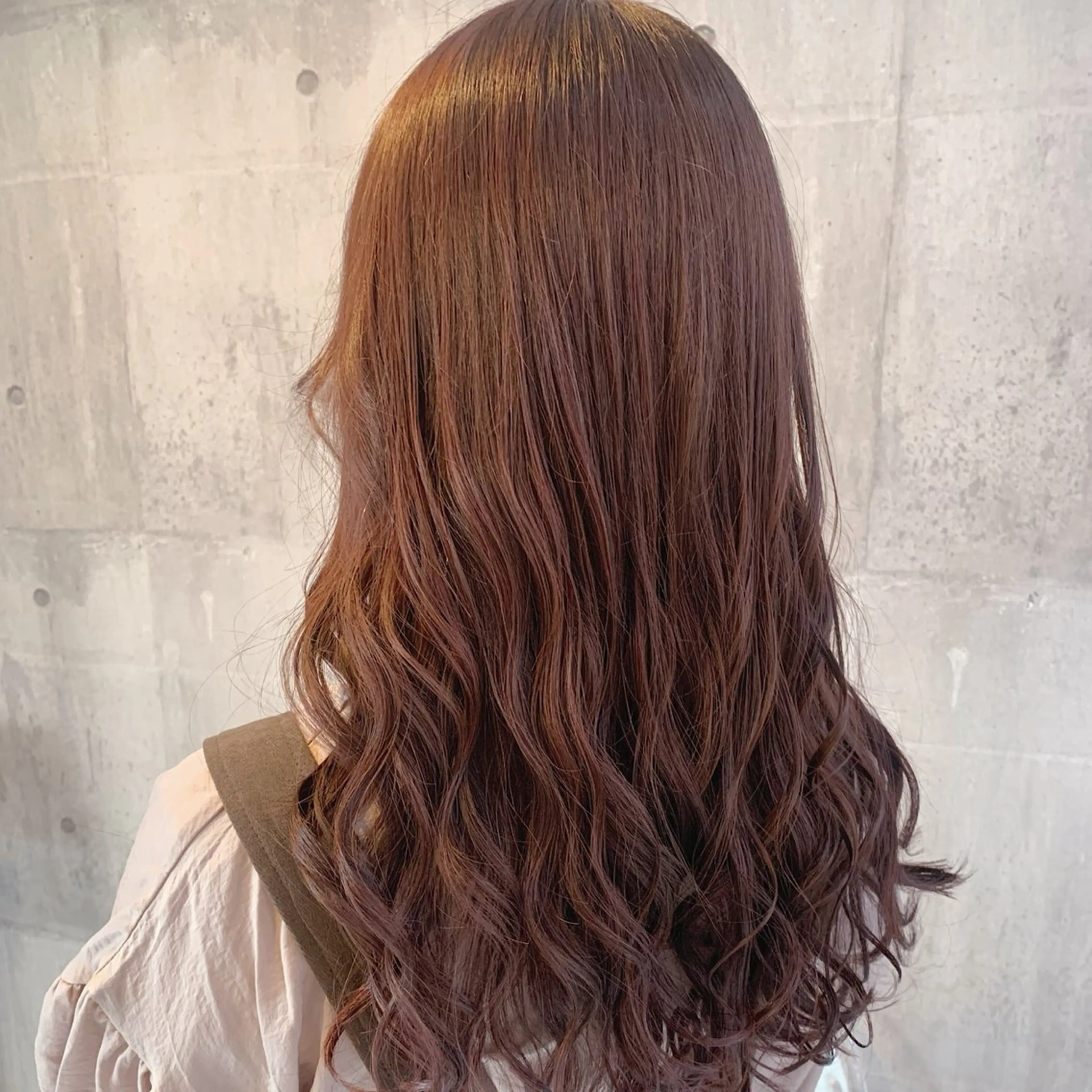 セミロング カラー ヘアアレンジ カット ヘアカラー トリートメント 💕誰より可愛い💕 ピンク🎀YUUKAのヘアスタイル