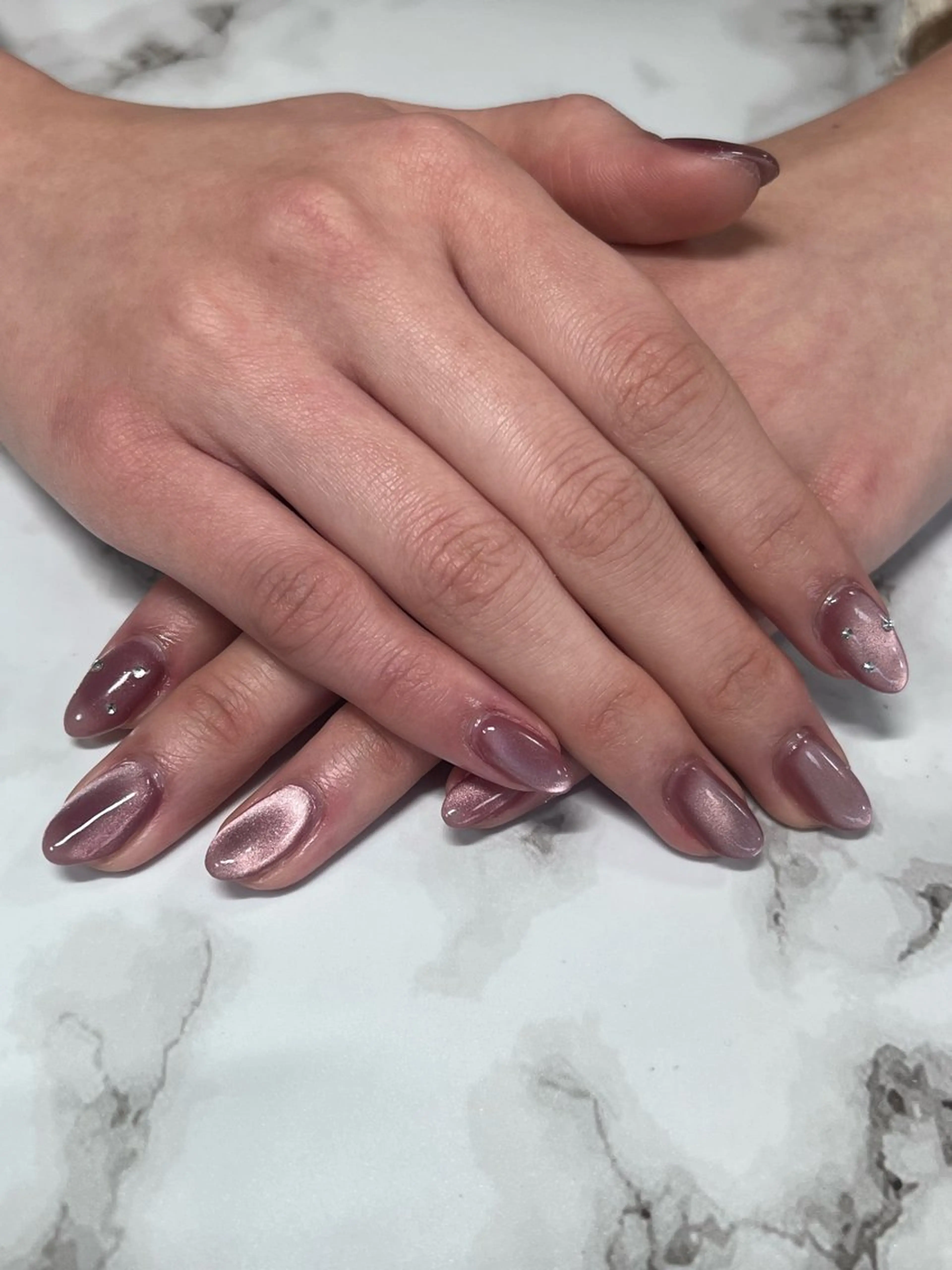 ネイル ミラーネイル 自由が丘サロン AYAME💅のネイルデザイン