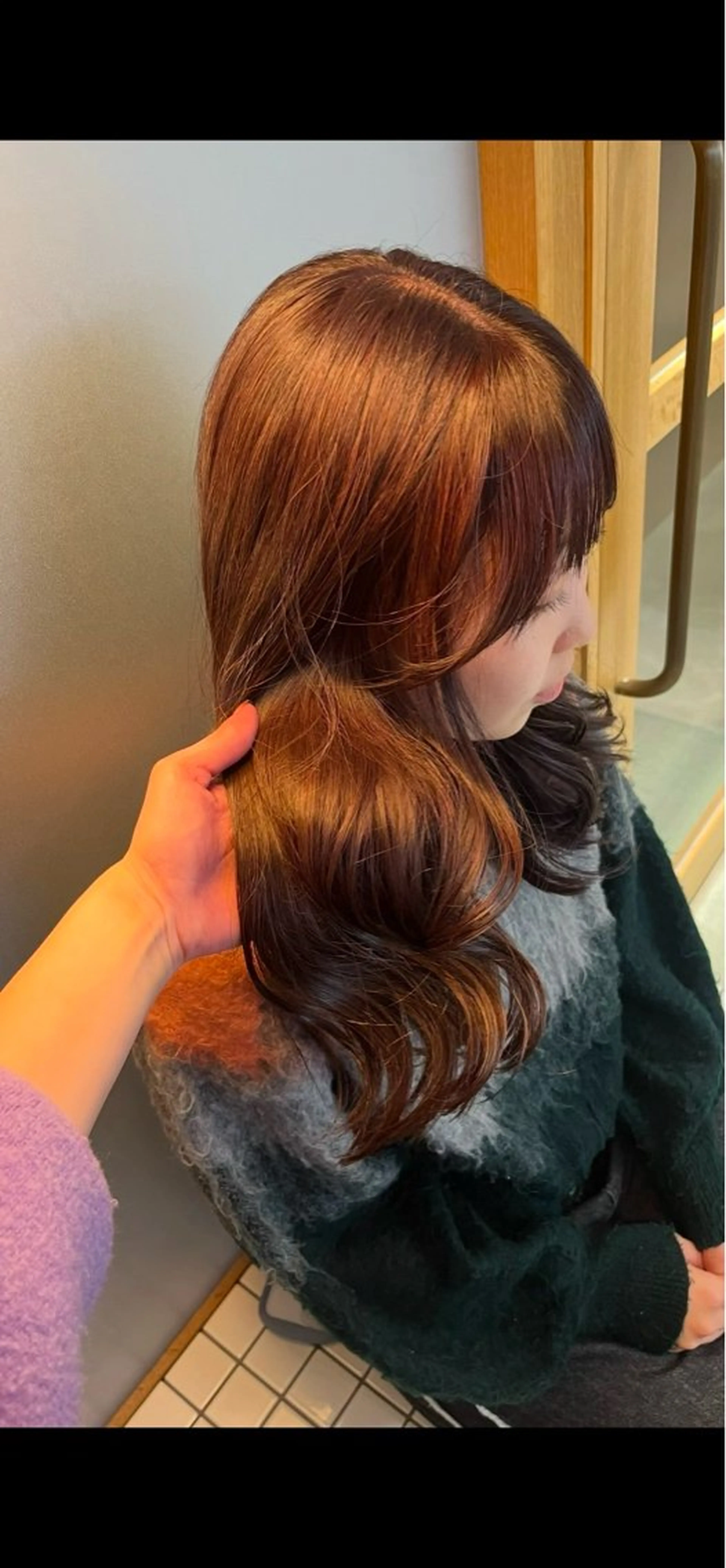 ロング ヘアカラー 絶対綺麗な暖色カラー 🎯あります✨増渕✨のヘアスタイル