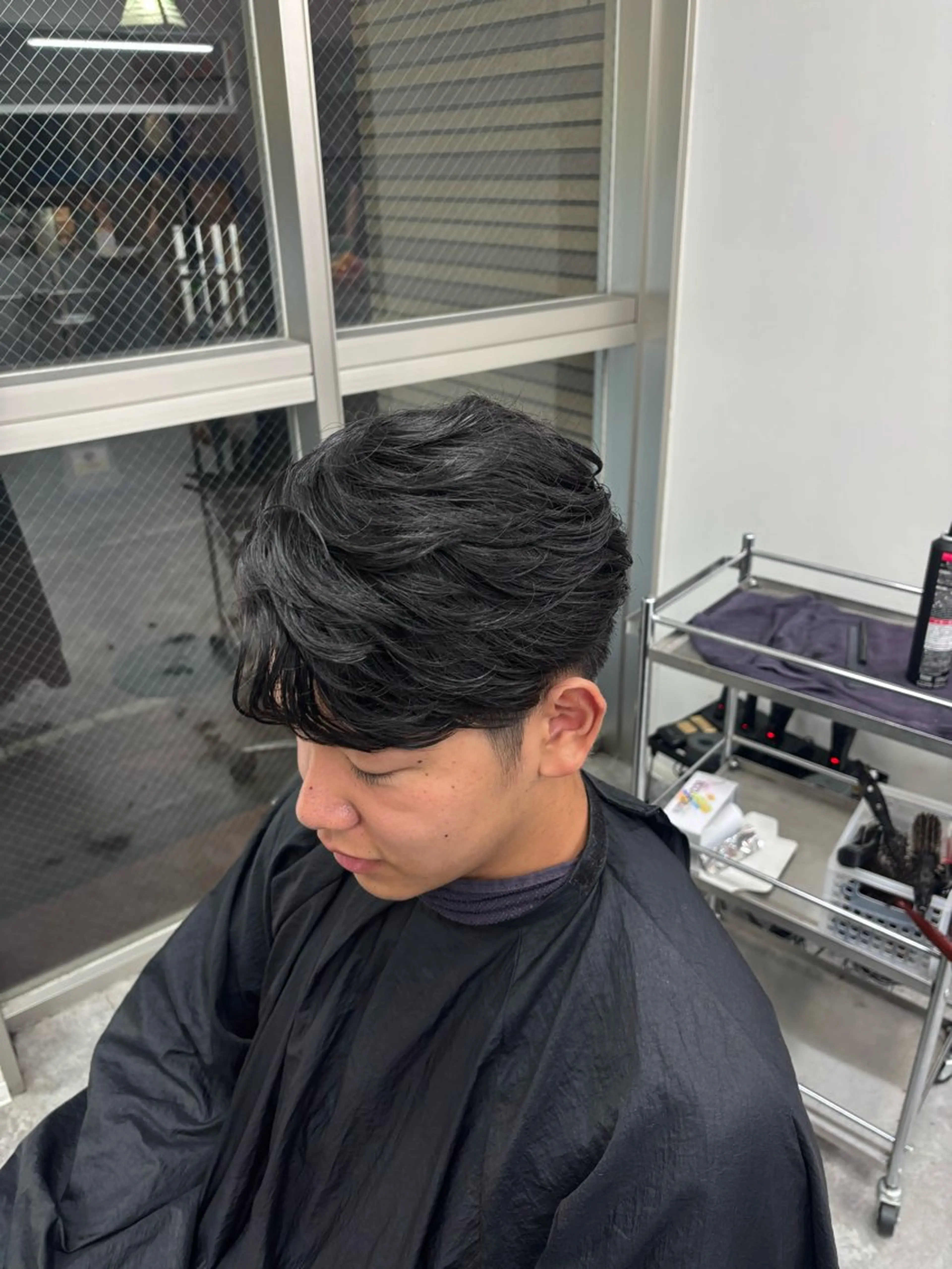 パーマ メンズ メンズ特化✨️ 韓国風パーマ🔥一八のヘアスタイル