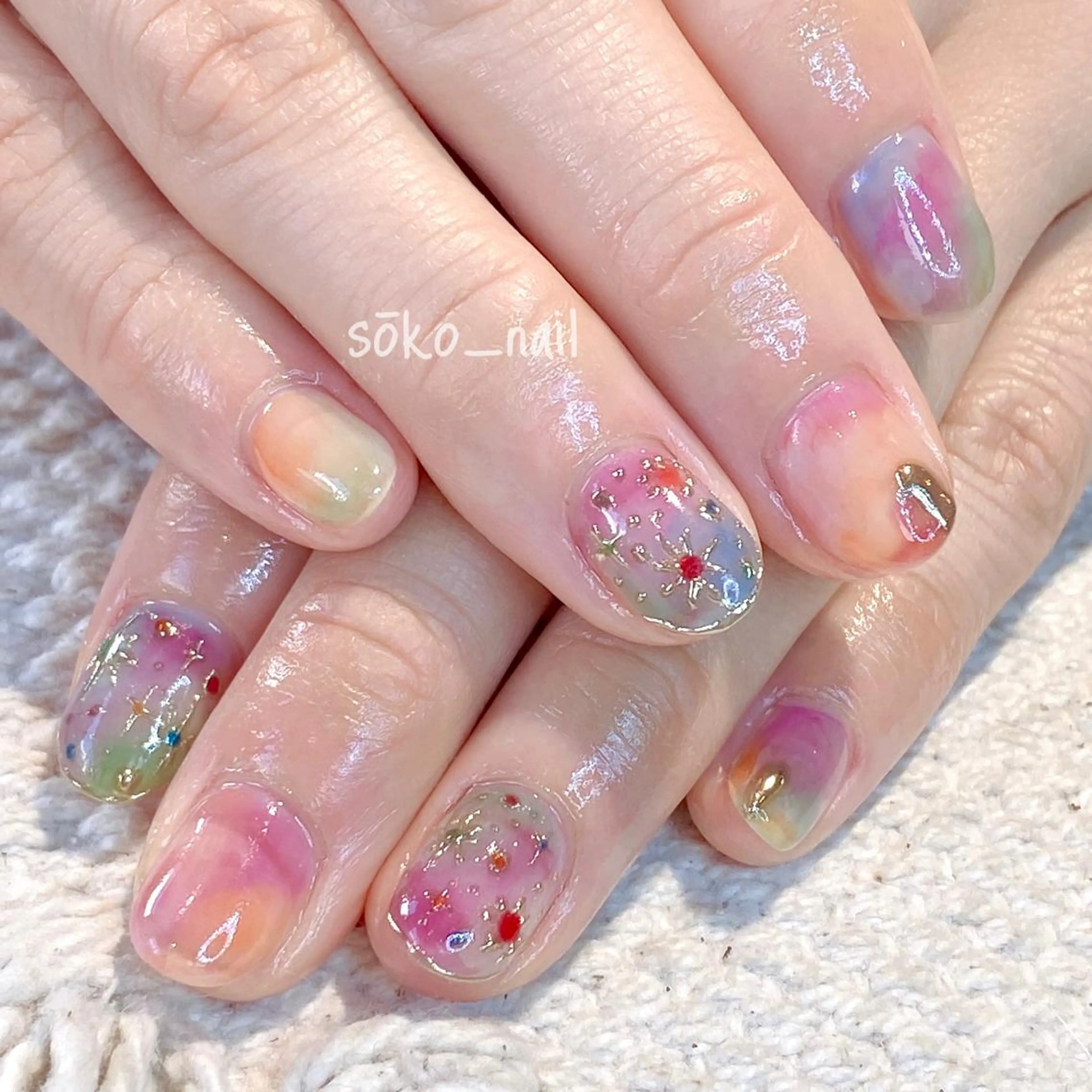 ネイル ハンドネイル sōko Hair&Nail Salon所属・megu  / sōko nailのネイルデザイン
