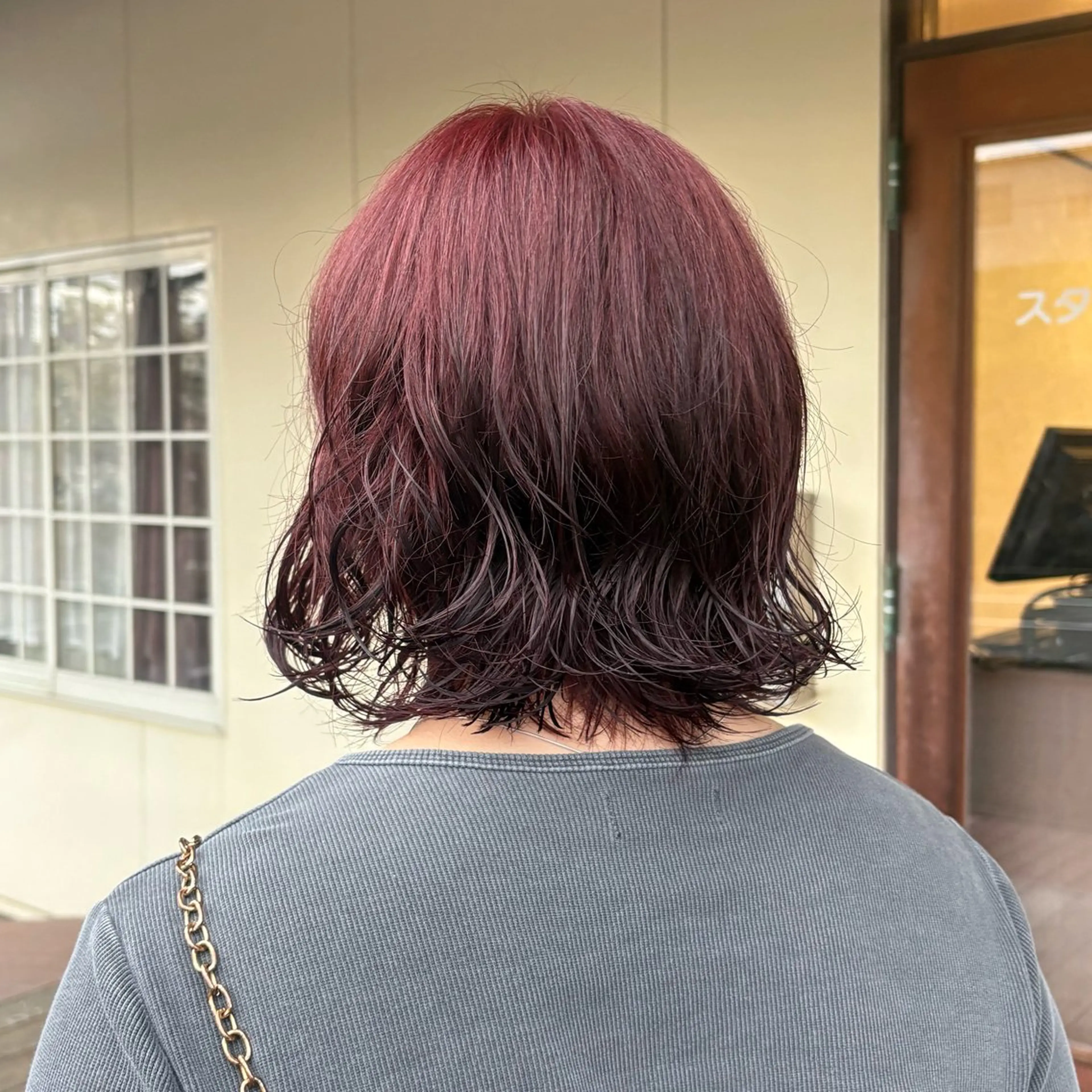 ミディアム カラー パーマ ヘアカラー angelica/ ゆいのヘアスタイル