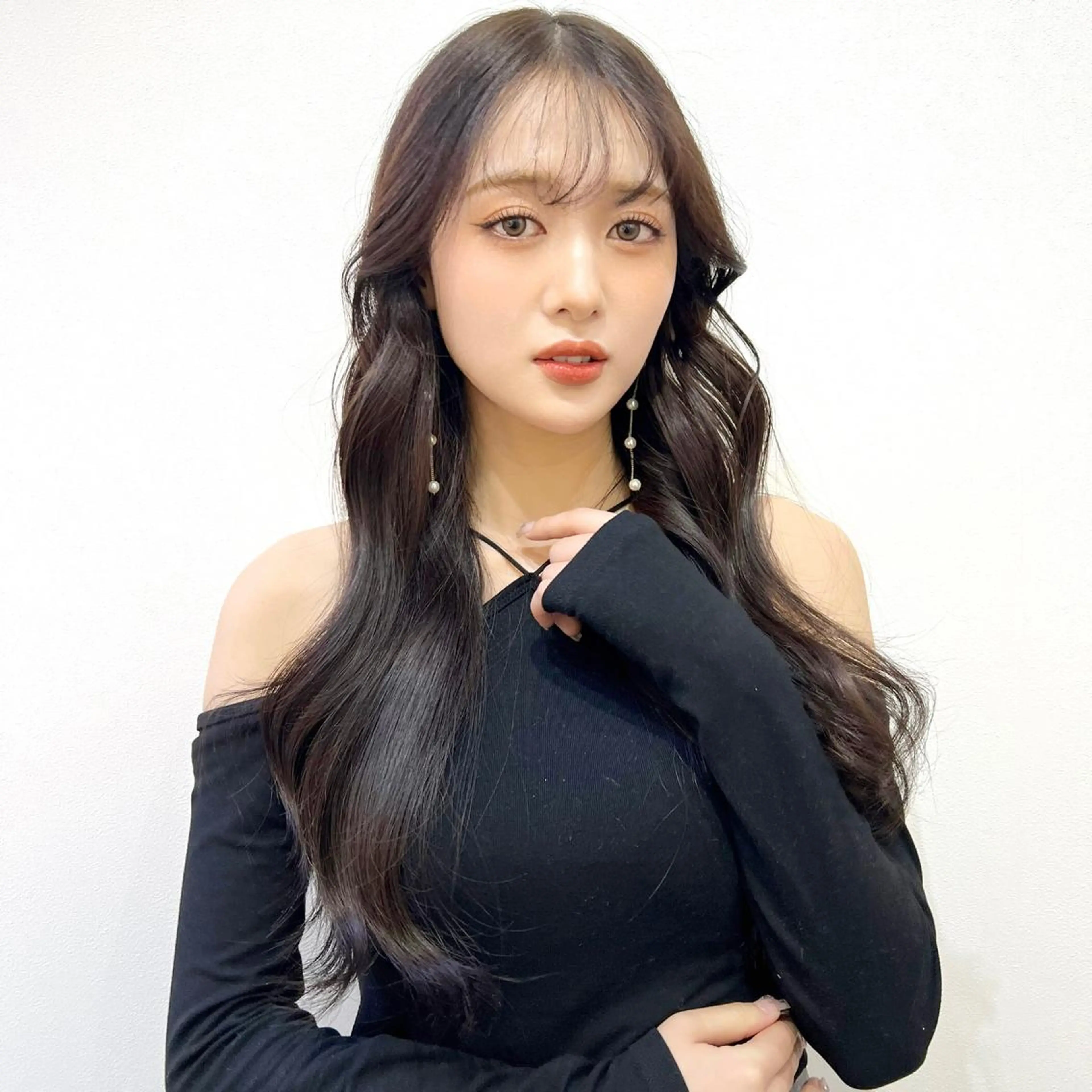 ロング カラー ヘアアレンジ くびれヘア 韓国風ヘア 顔まわり職人🇰🇷 韓国ヘア/KAITOのヘアスタイル