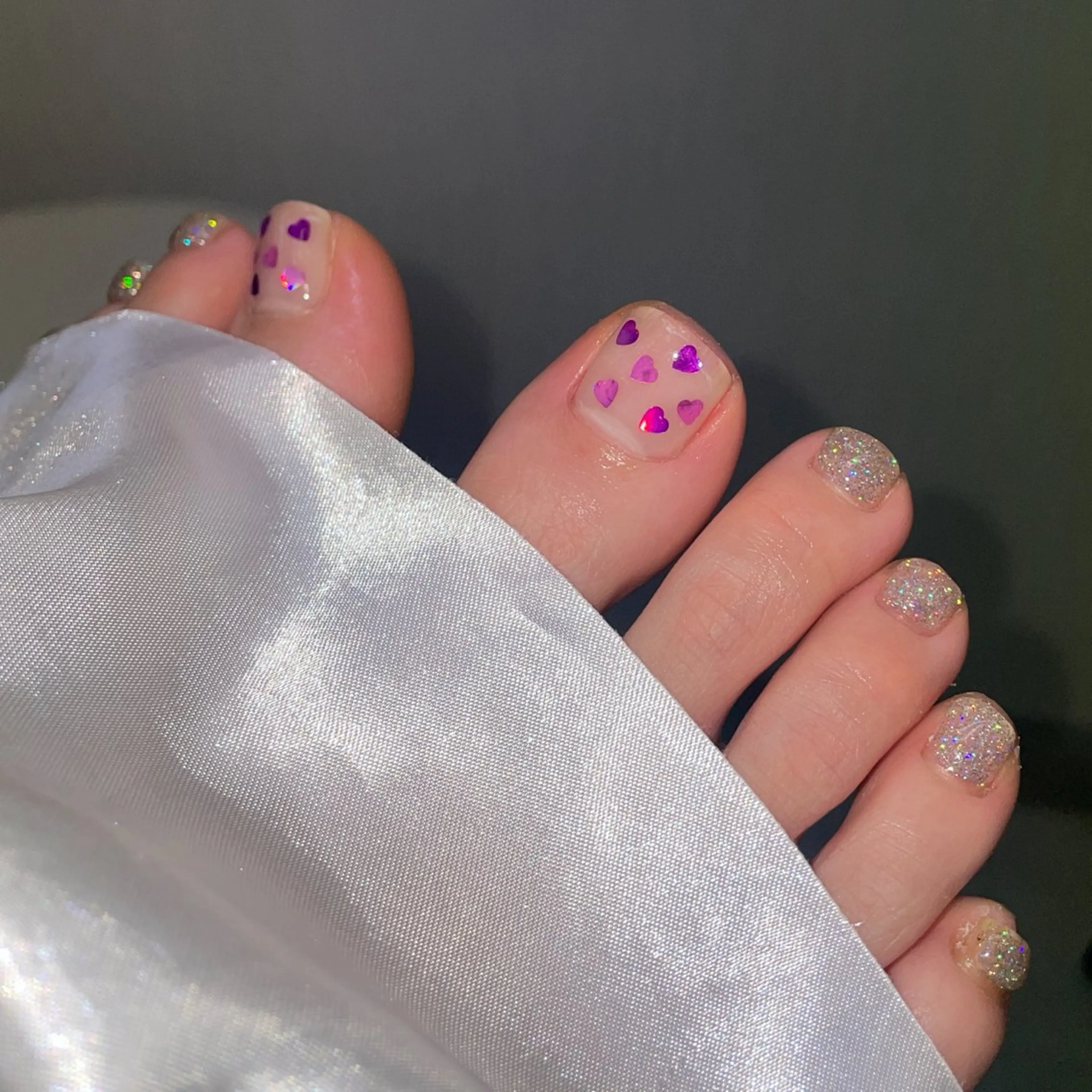 ネイル アートネイル フットネイル シンプルネイル 友井川 綾華のネイルデザイン