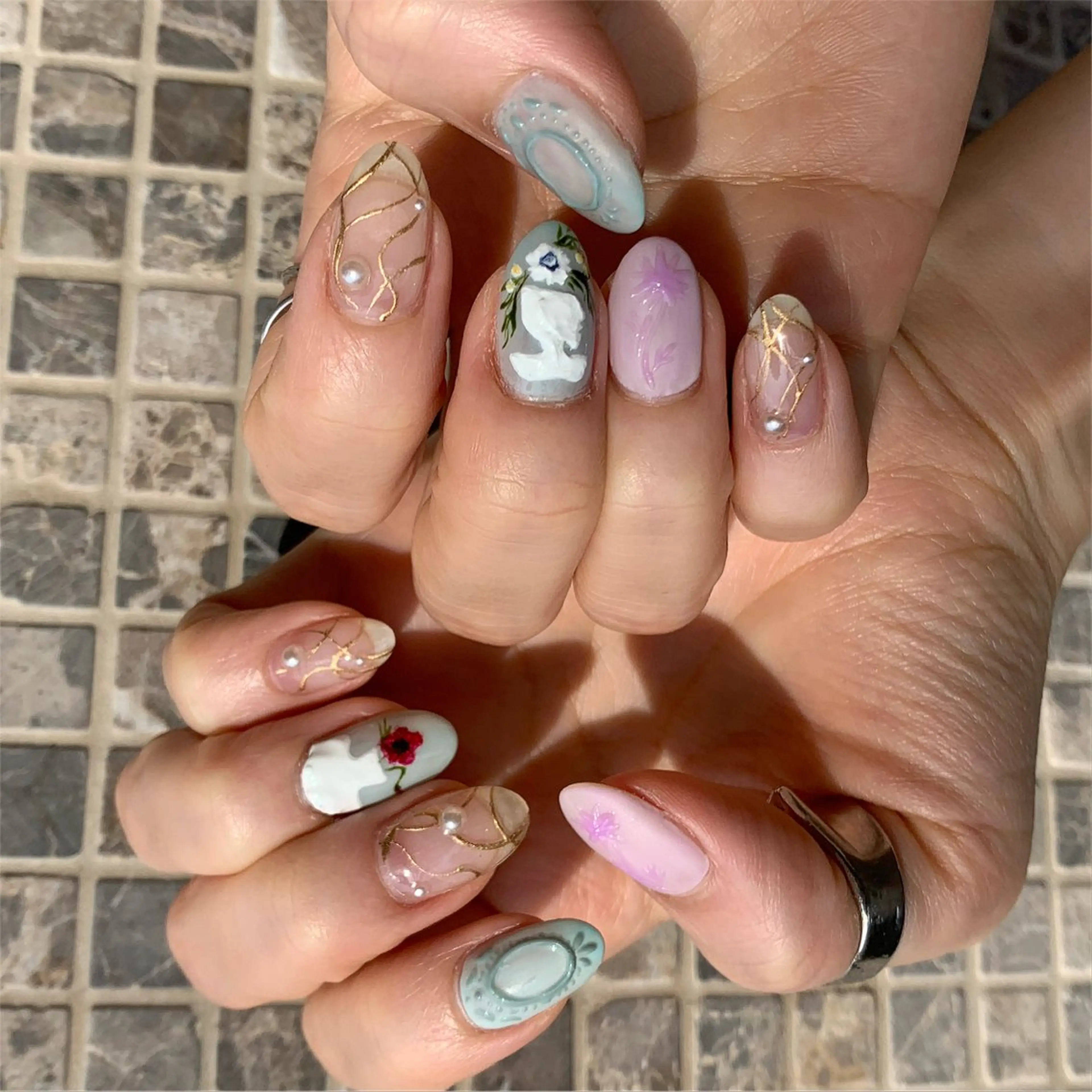 ネイル ハンドネイル Lélia nail Himariのネイルデザイン