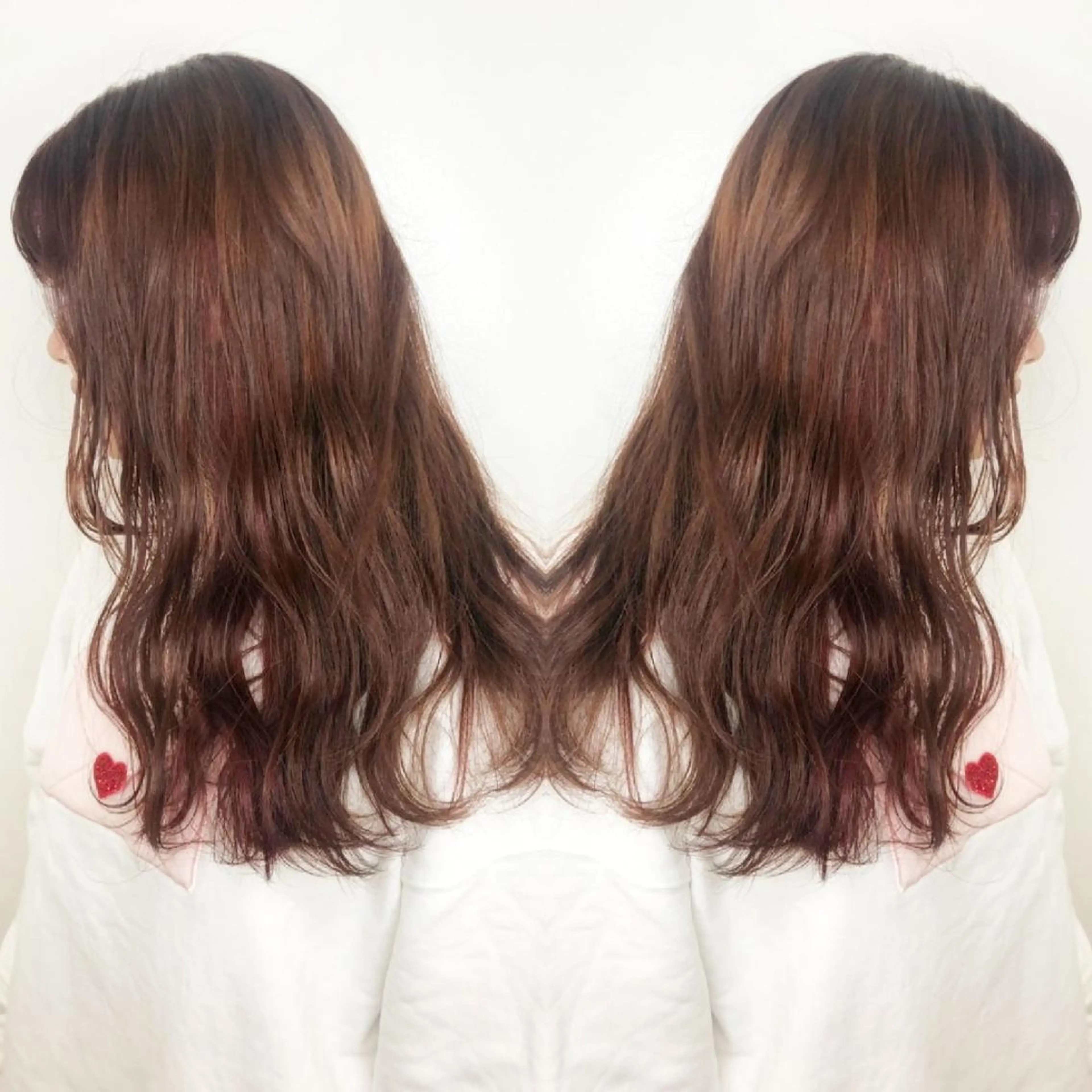 ロング カラー ピンクカラー 竹内啓太 ボブのヘアスタイル