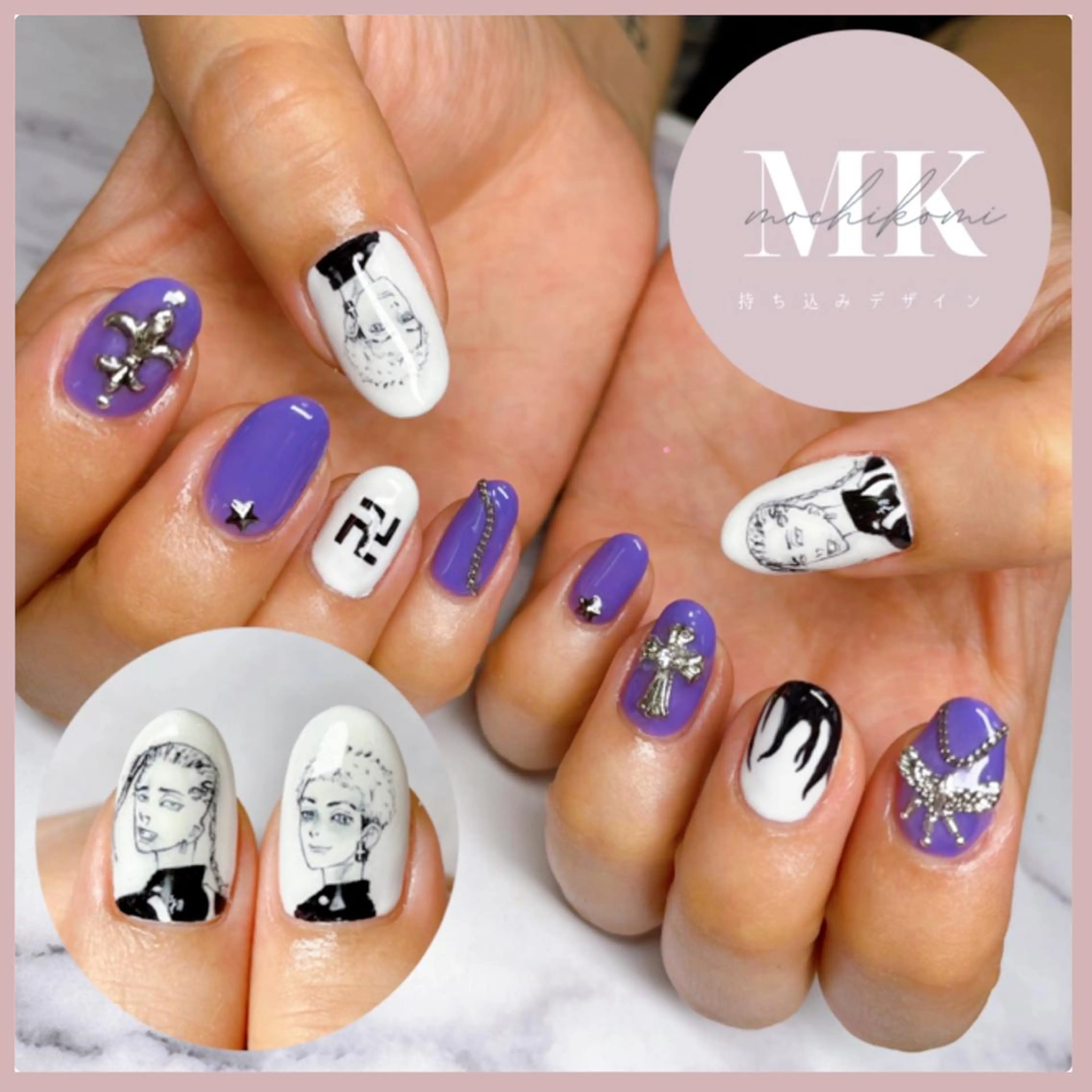 ネイル 持ち込み Nailsalon Caiseのネイルデザイン