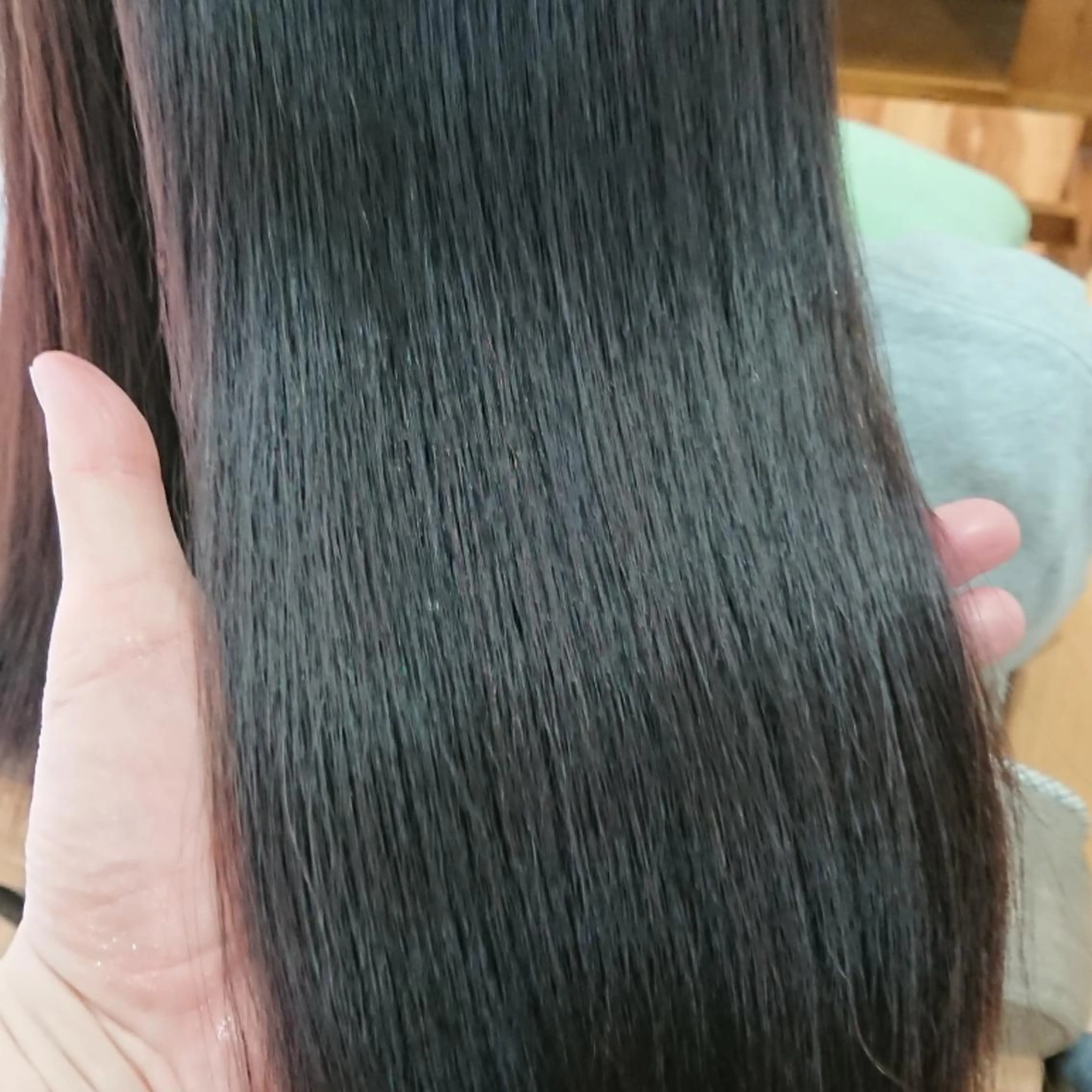 セミロング 髪質改善 縮毛矯正 crea   芦田 武栄のヘアスタイル