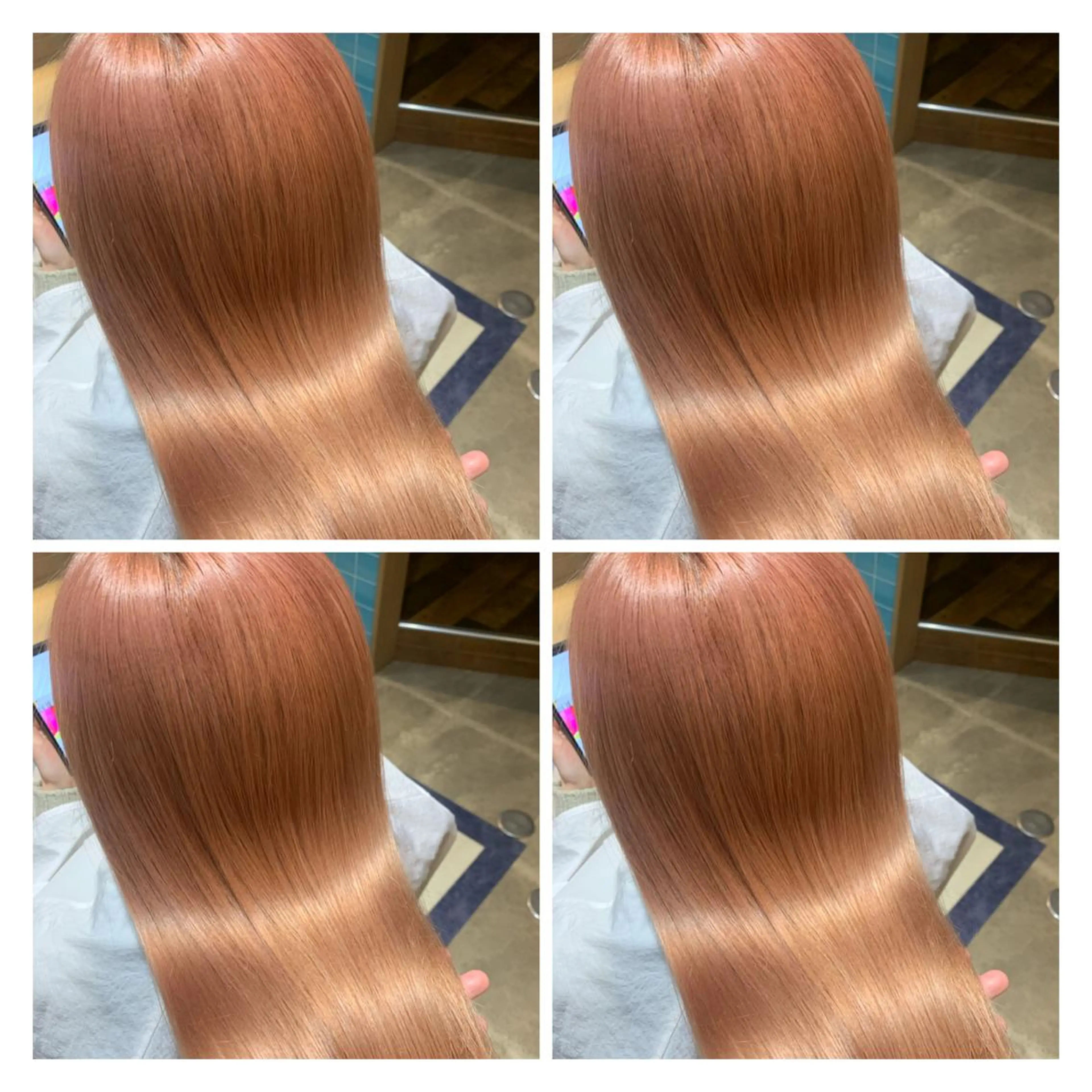 カラー ハイトーンカラー カット 縮毛矯正 トリートメント 髪質改善艶髪 ℍ𝔸ℝ𝕌𝕂𝔸のヘアスタイル
