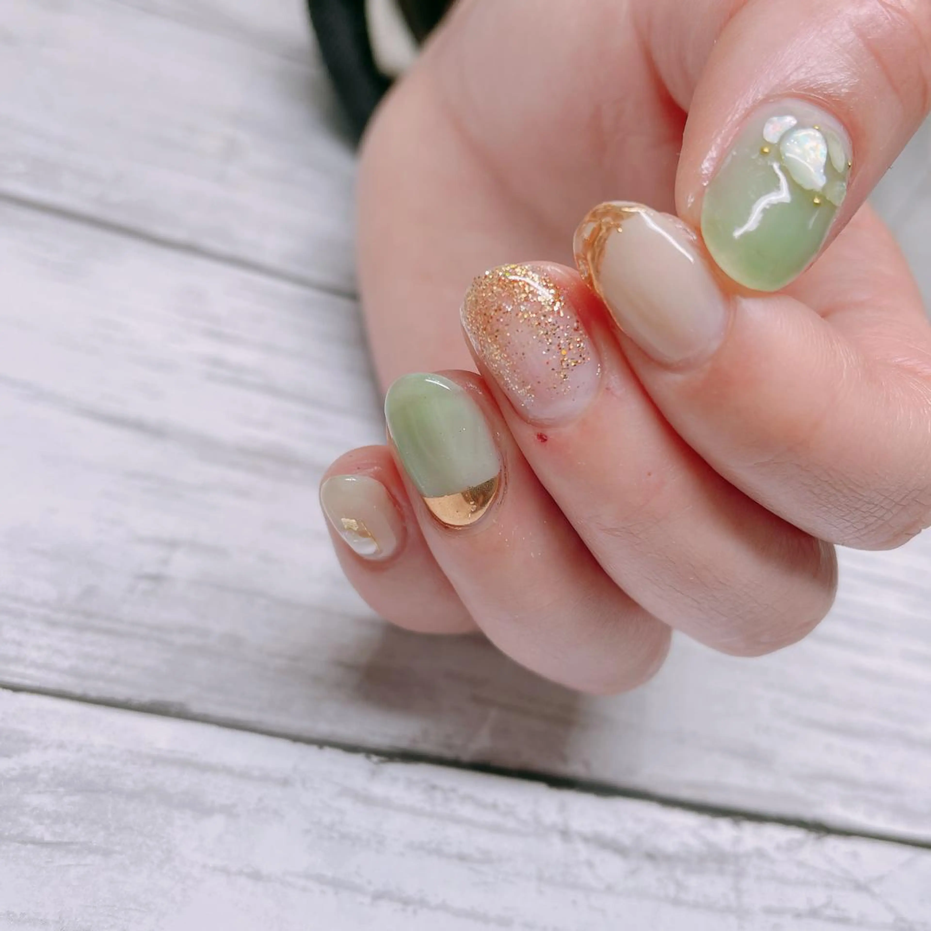 ネイル Aim* 深爪・自爪育成専門店のネイルデザイン