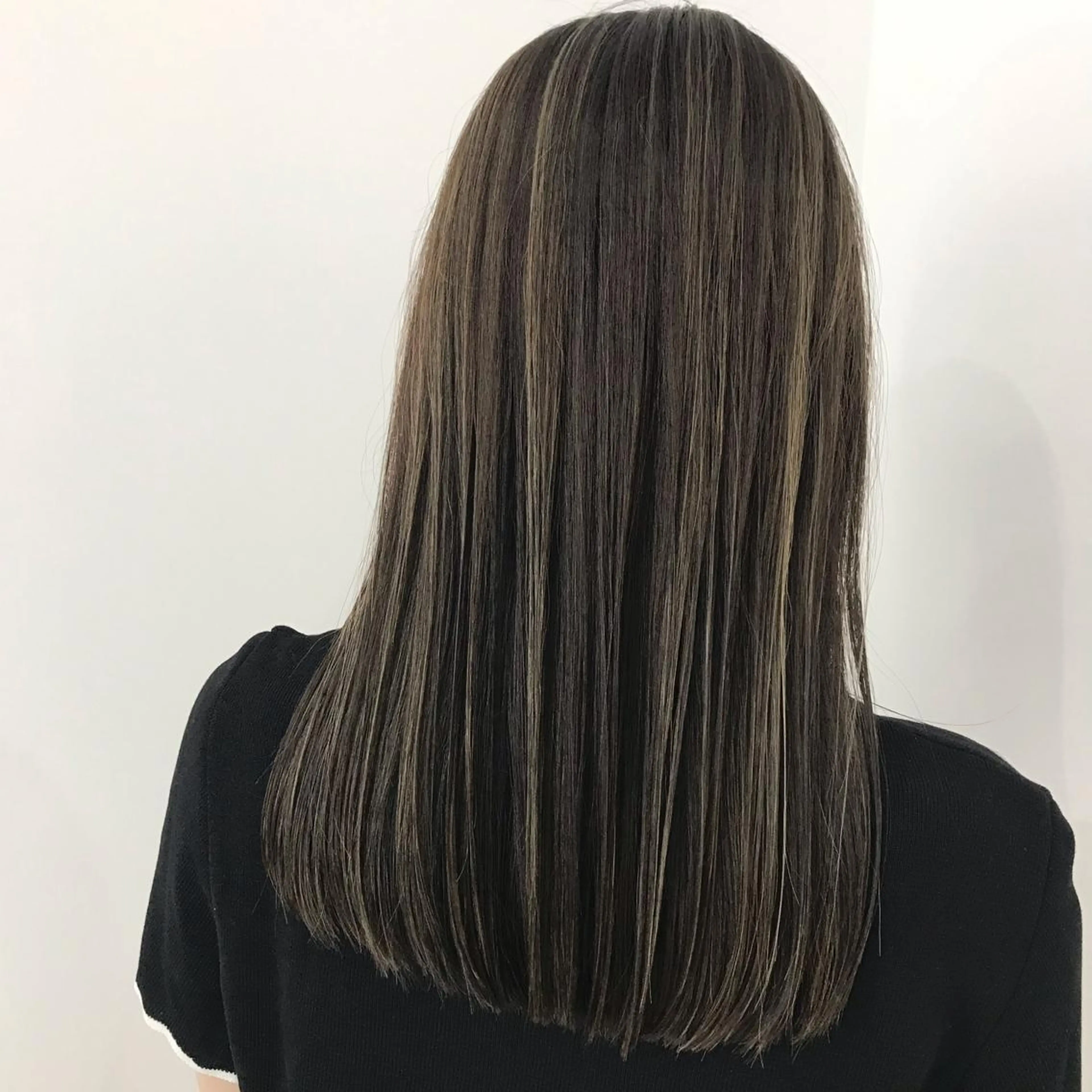 ミディアム カラー カット ヘアカラー トリートメント 天王寺の美容師 わだひろしのヘアスタイル