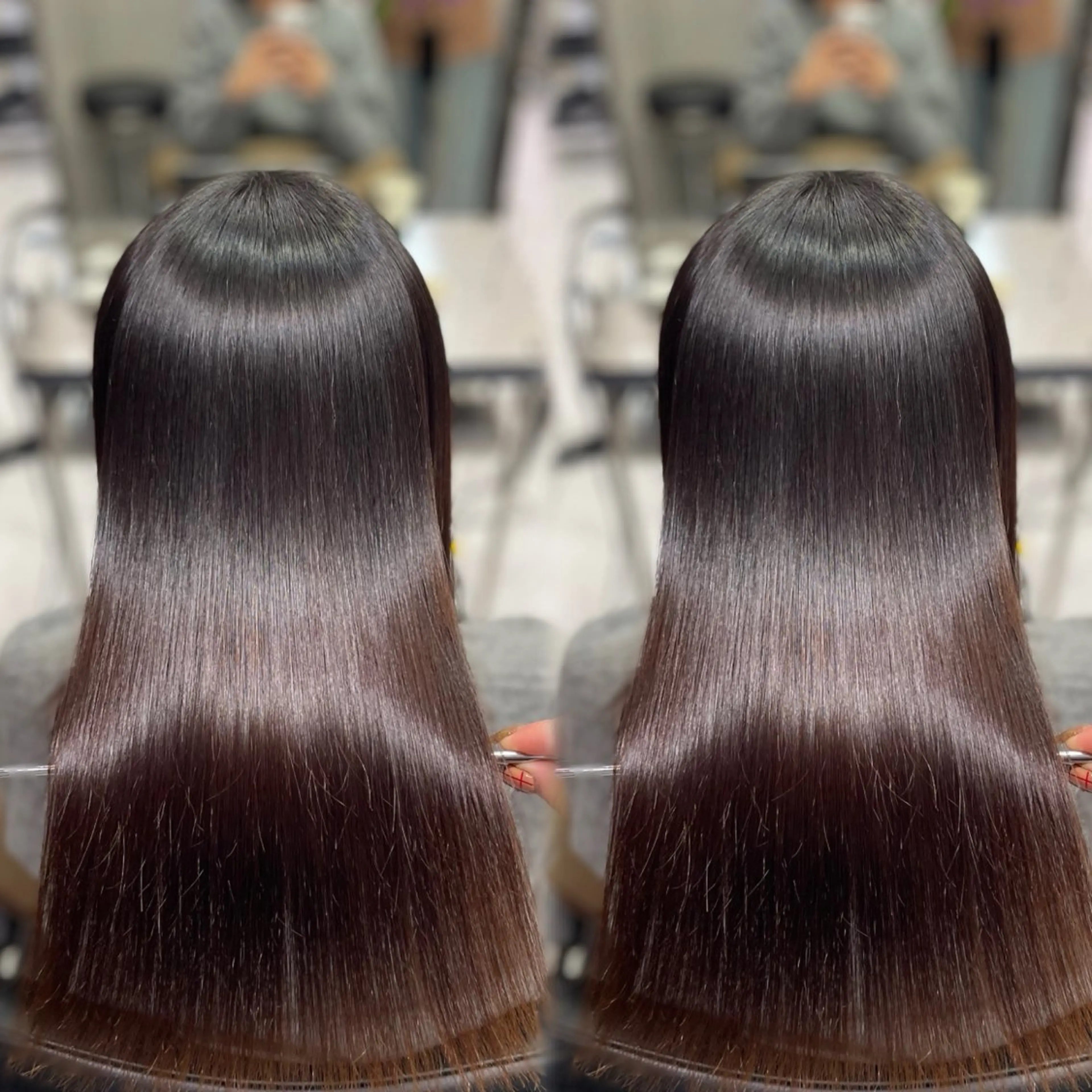 セミロング 縮毛矯正 トリートメント RAF TOKYO 2nd 今泉店所属・RAF KAEDEのヘアスタイル