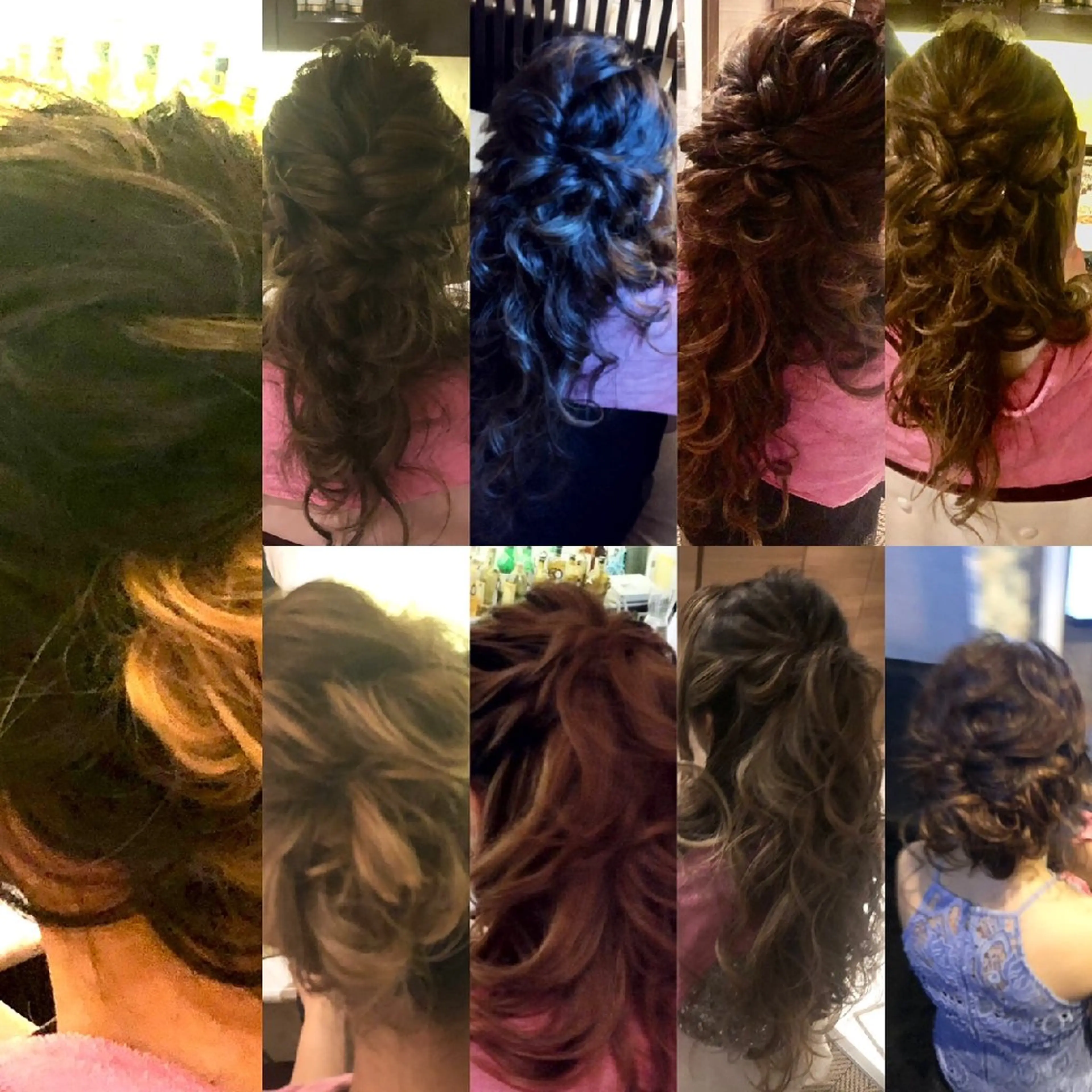 ヘアセットの写真