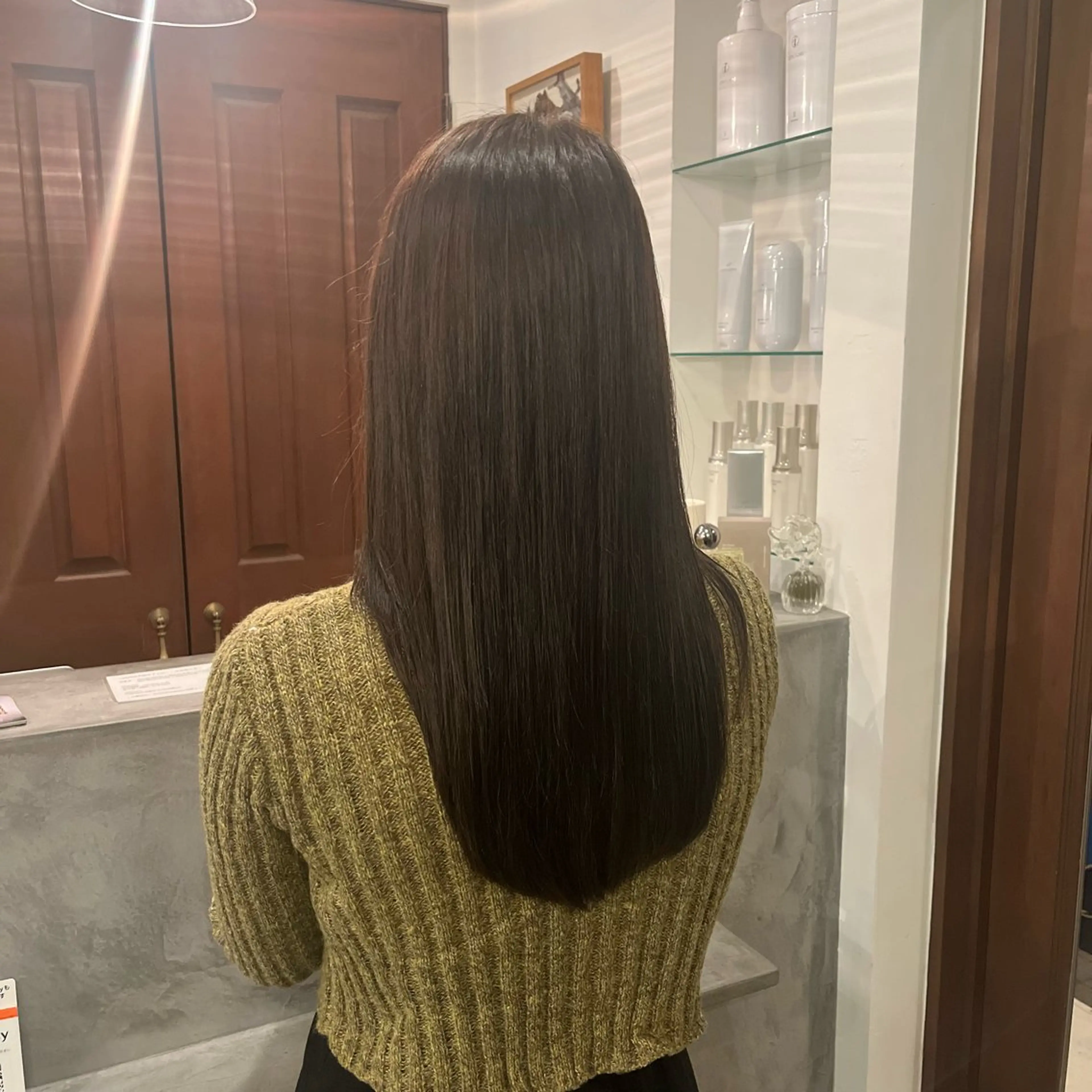 ロング カラー アッシュ 高原 優のヘアスタイル
