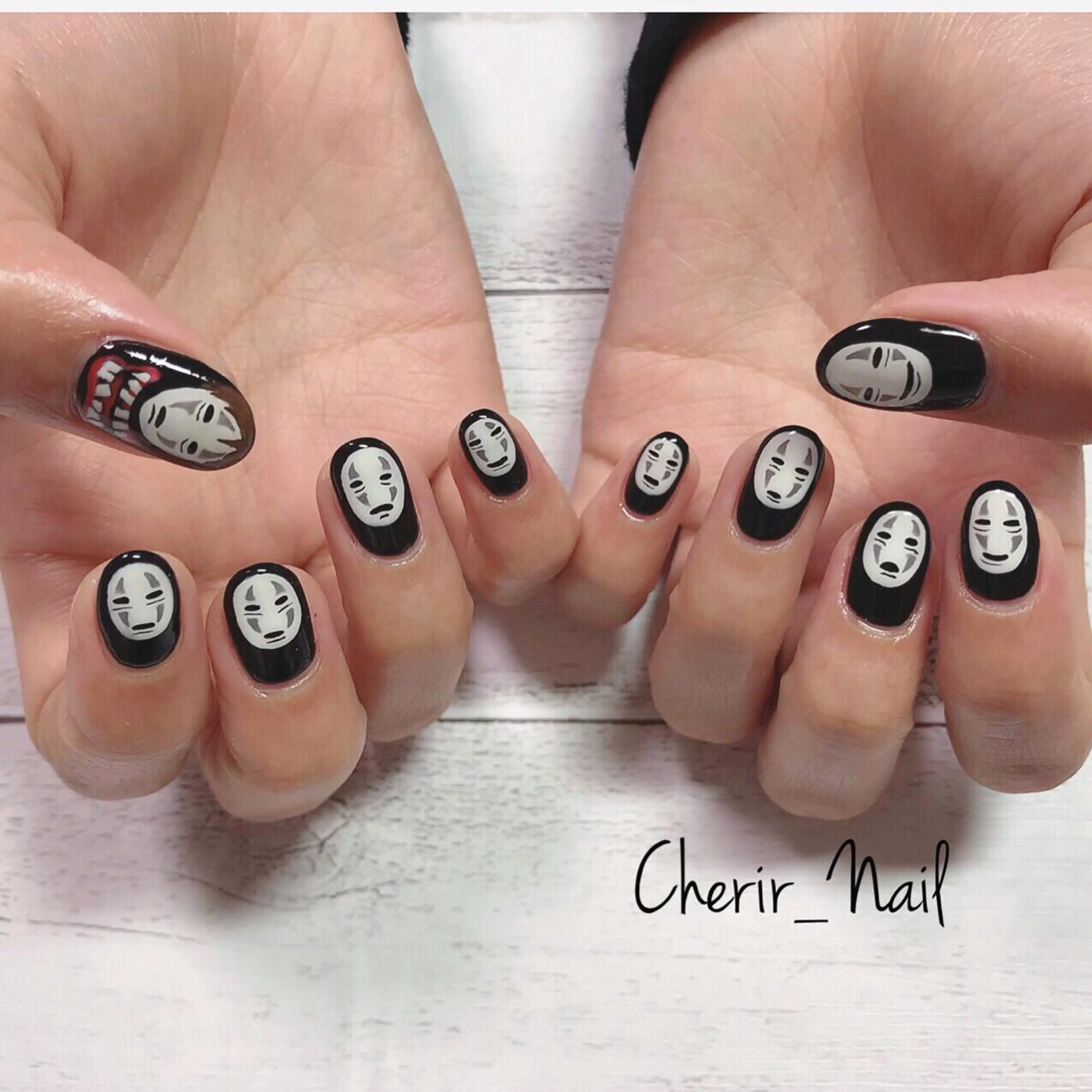 ネイル ショートネイル ハンドネイル Cherirnail kaoriのネイルデザイン