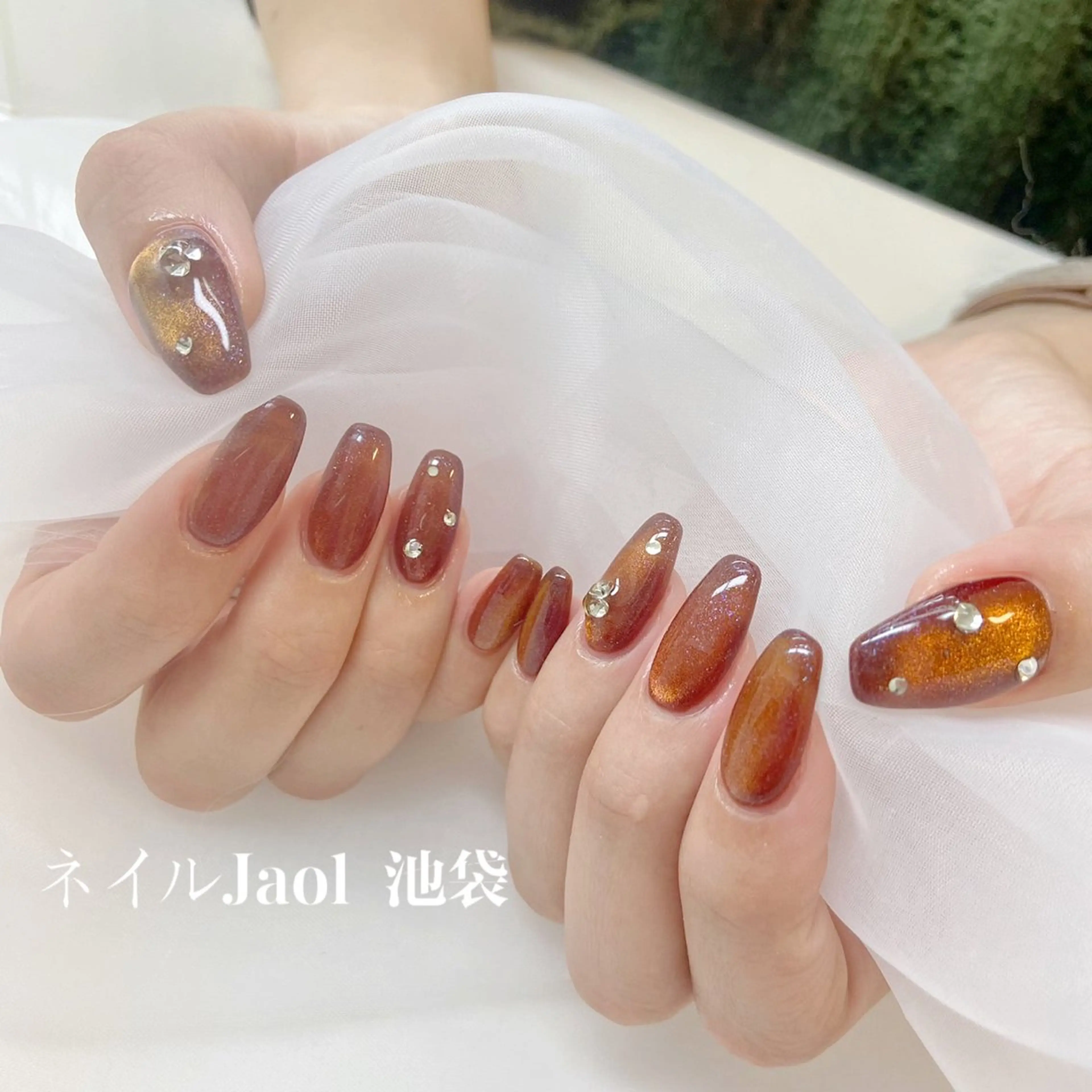 ロング ハンドネイル nail jaol池袋店所属・ネイルJaol 池袋のネイルデザイン
