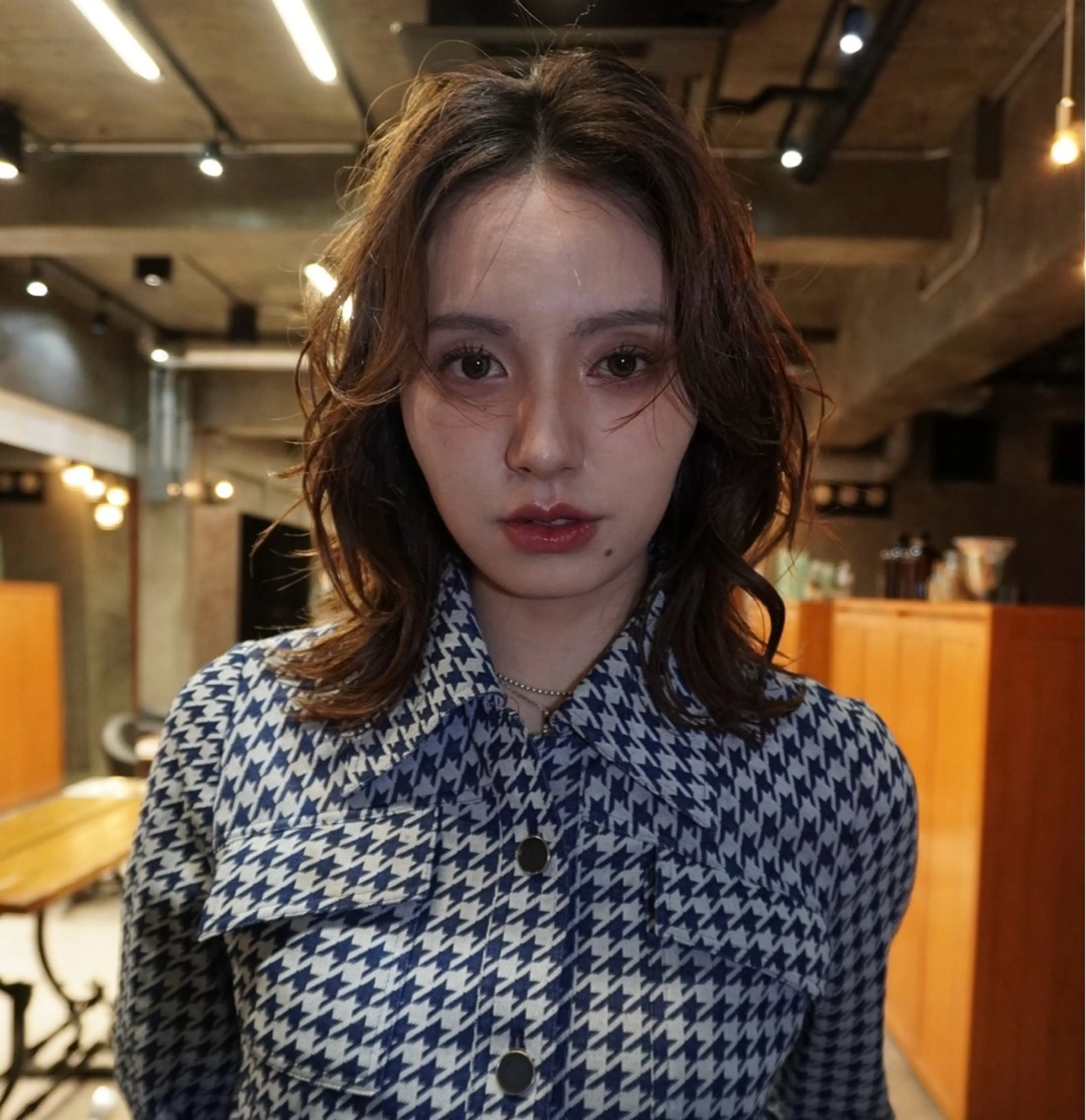 ミディアム レイヤーカット カット レイヤー／デザイン カット／ヒナノのヘアスタイル