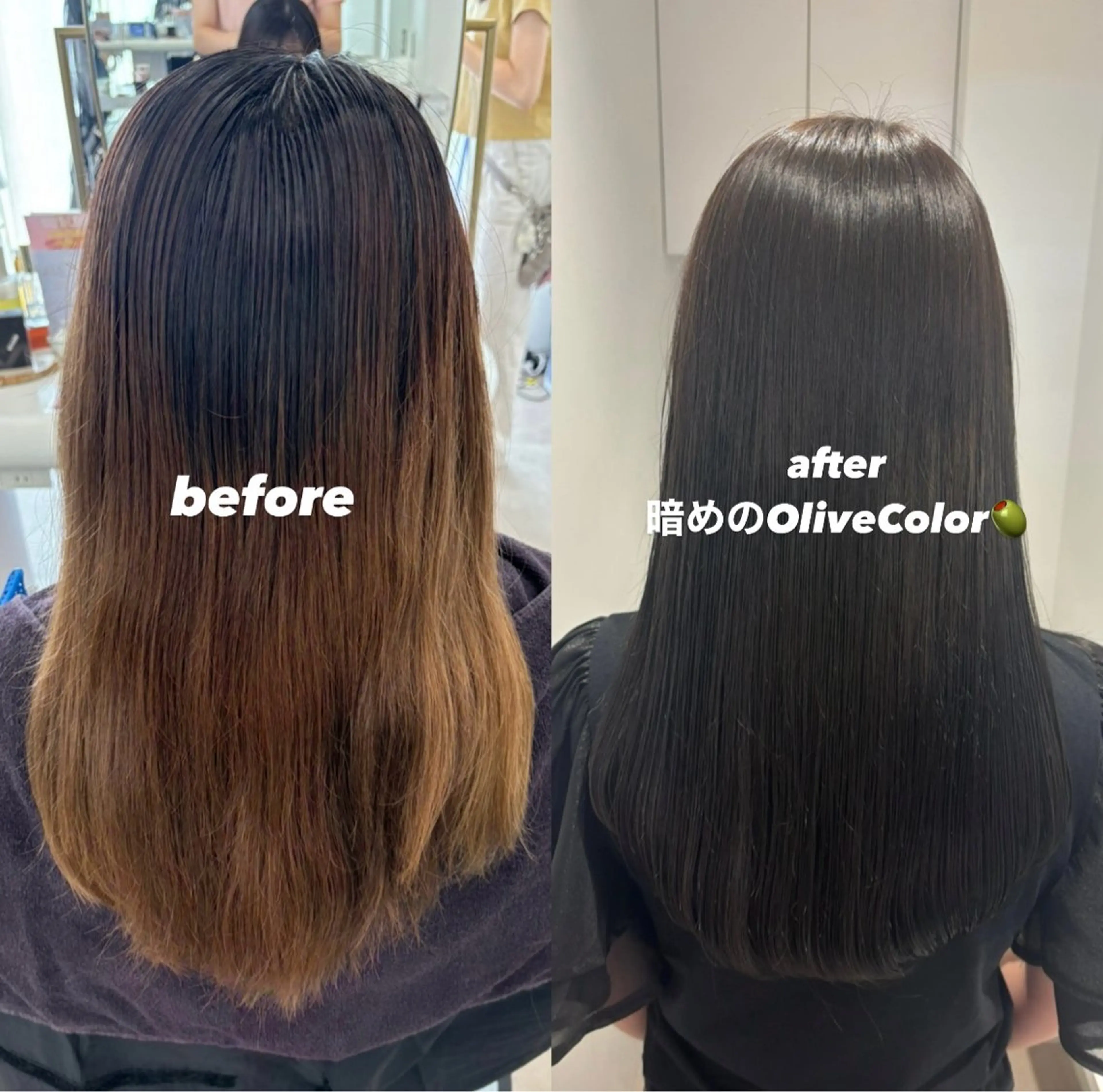 ロング ヘアカラー Rin🔔/ボブ/ 透明感カラー🤎のヘアスタイル