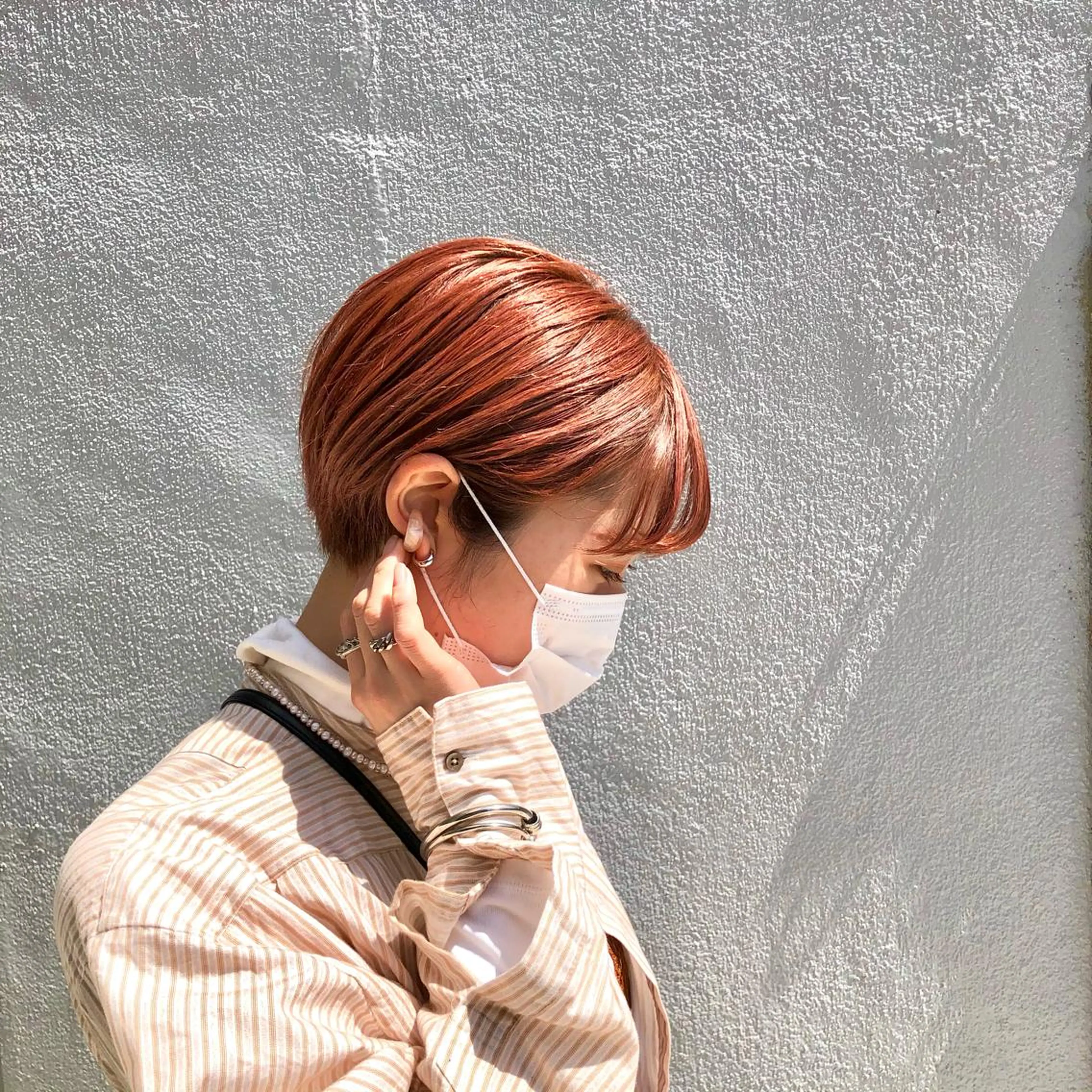 ショート カラー パーマ ヘアアレンジ メンズ キッズ ネイル マツエク・マツパ メンズバレイヤージュ メンズブリーチ メンズハイライト メンズインナーカラー メンズ韓国風 eir心斎橋店所属・エビスザキレン／メン ズ／心斎橋🌳のヘアスタイル