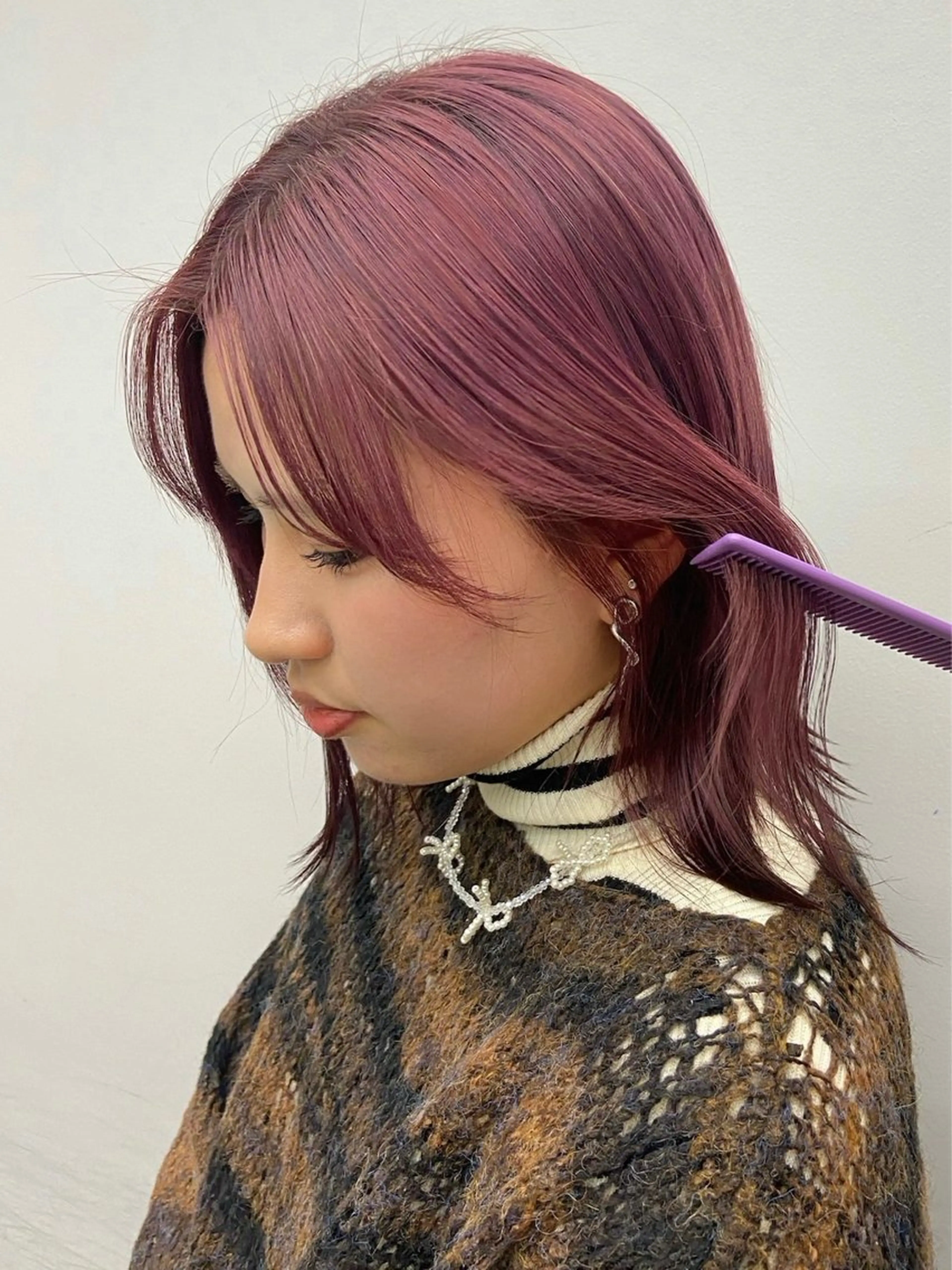 ミディアム カラー Arisa _のヘアスタイル