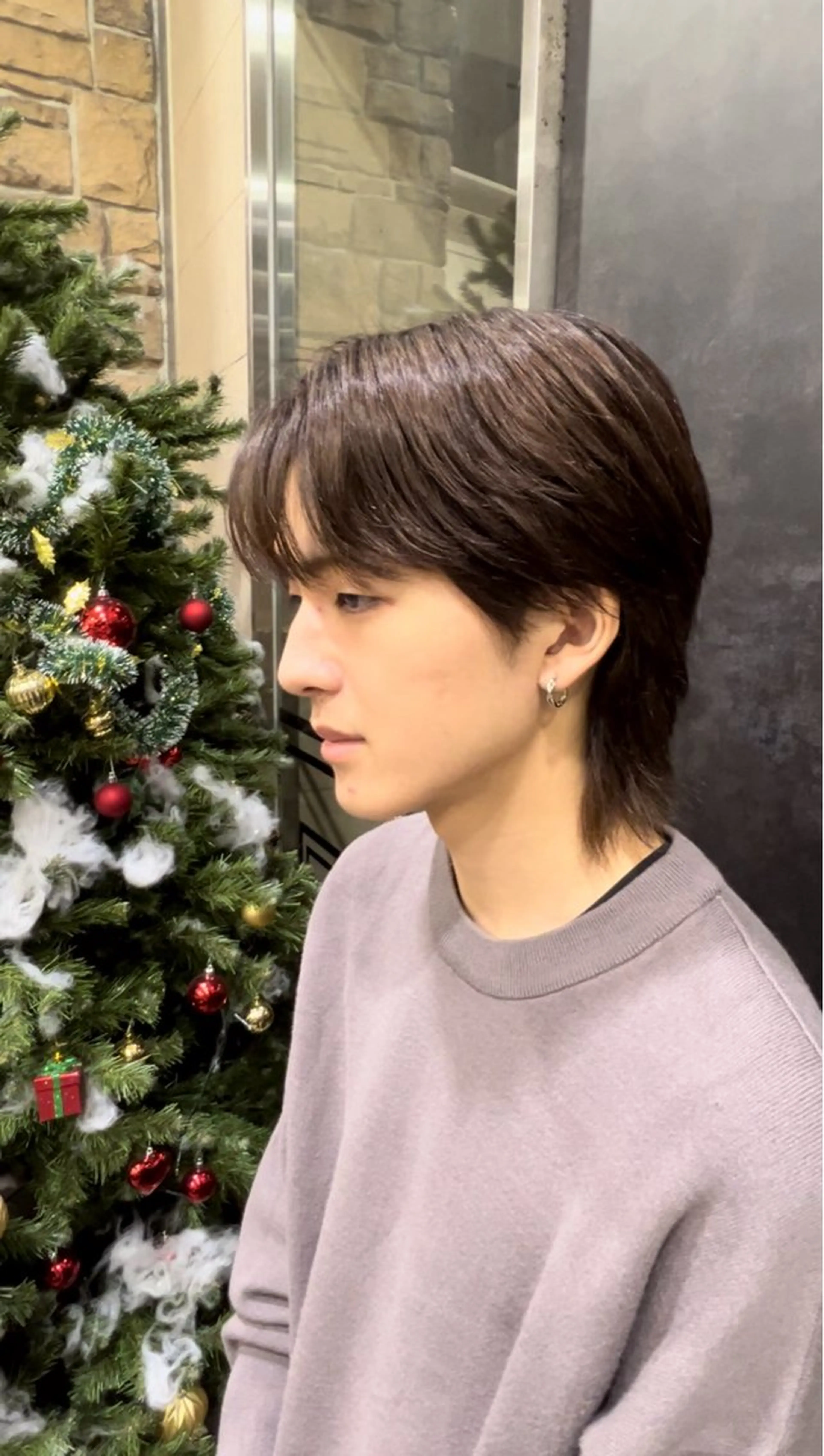パーマ メンズ カット パーマ 韓国ヘアダウンパーマ シャドウパーマ/航太のヘアスタイル