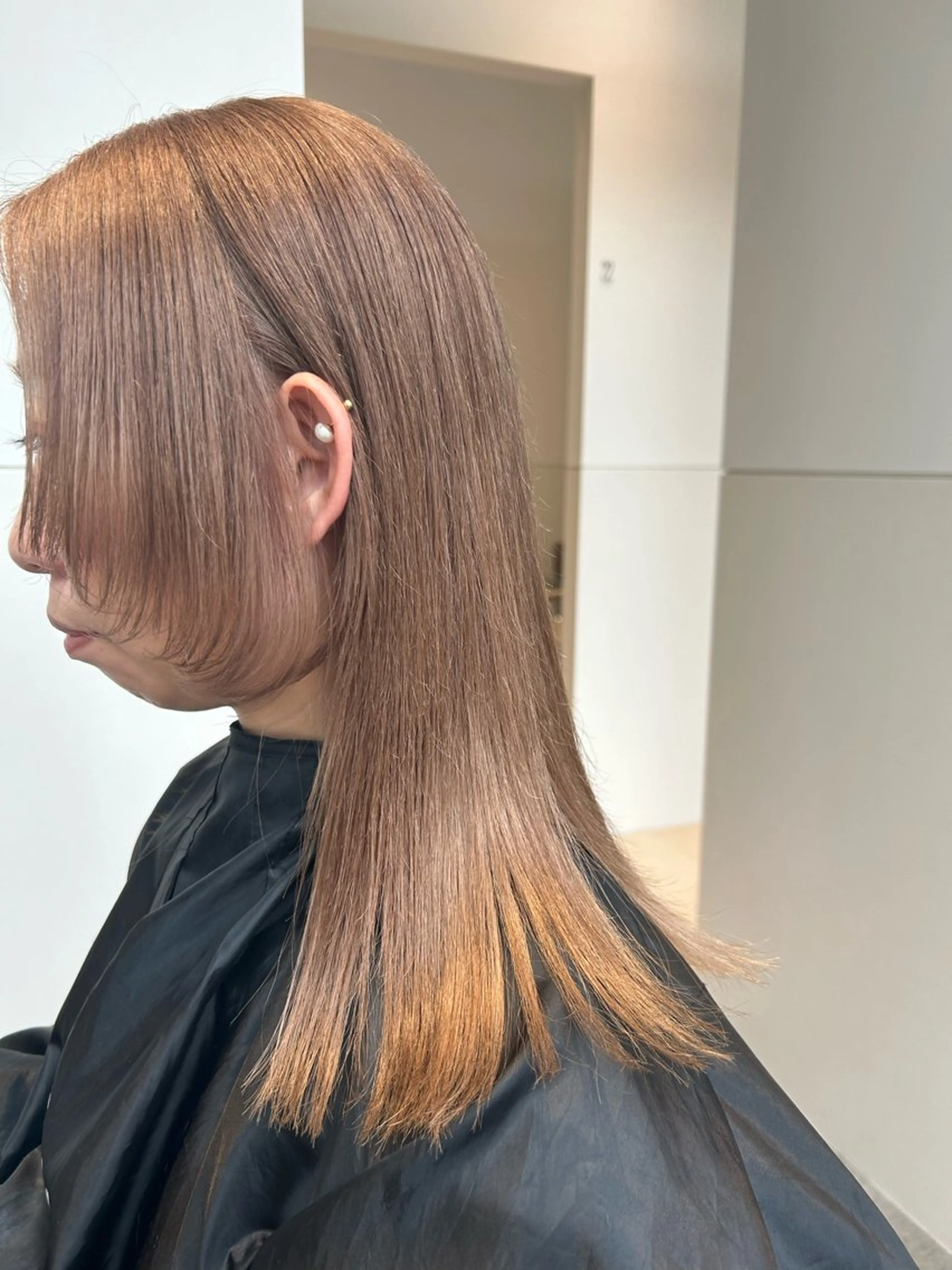 ミディアム カラー ブリーチ リピーター多数🌟 メンズ限定　松本理沙のヘアスタイル