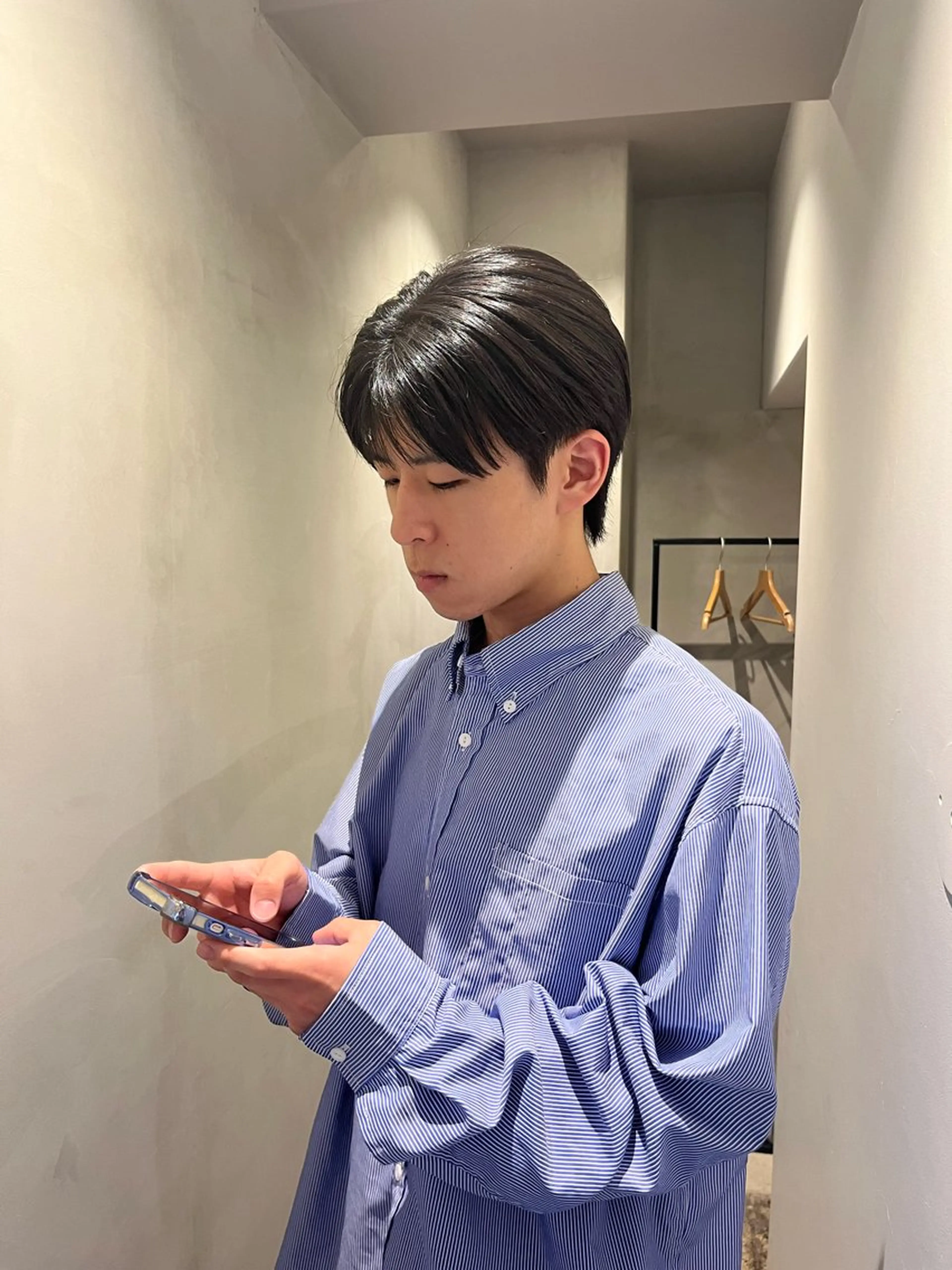 メンズ ロエ平尾山荘所属・ショート/ハイライト /平尾/薬院/綜一郎のヘアスタイル