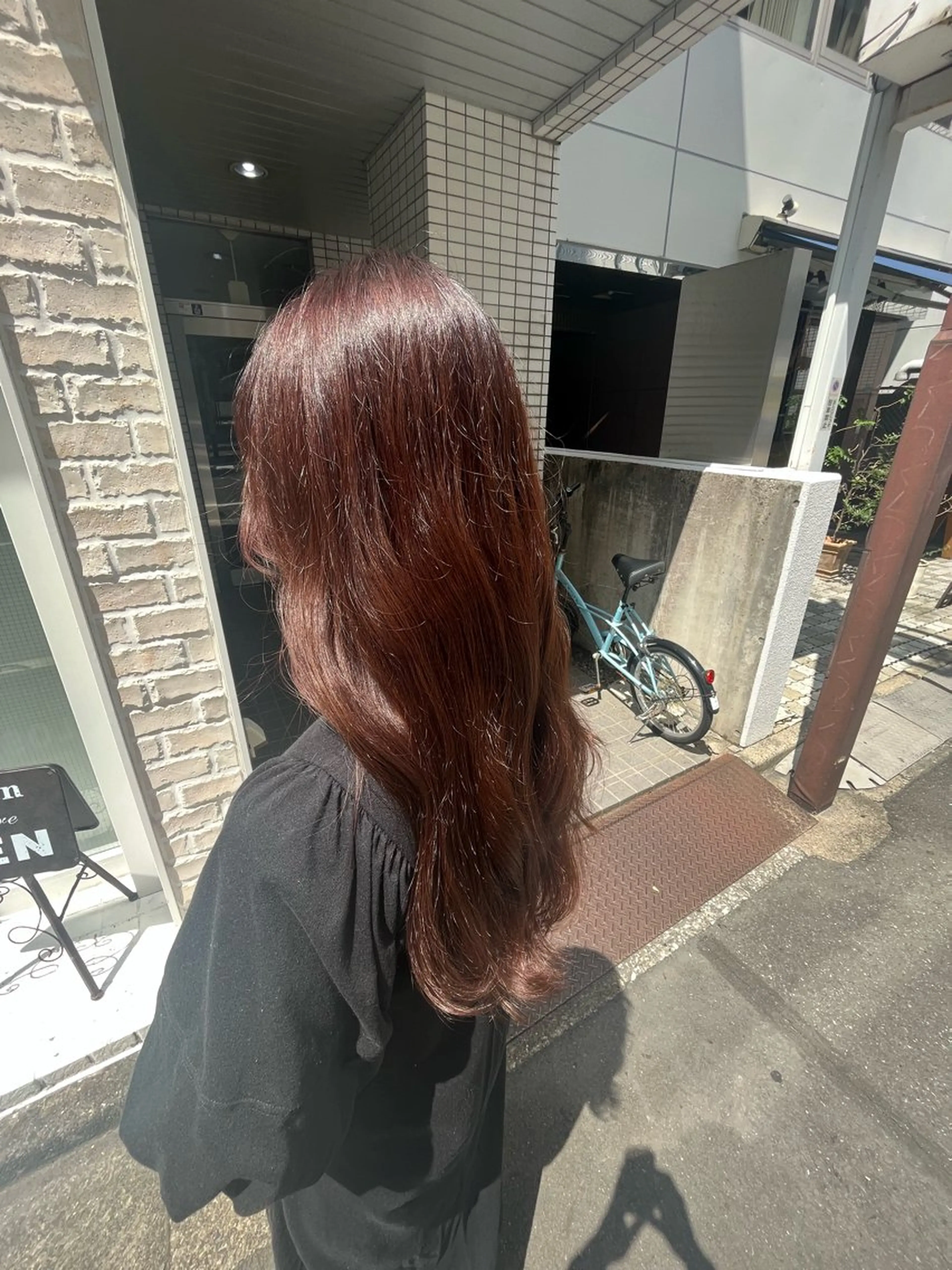 ロング カラー ブラウンカラー ピンクカラー ピンクブラウン トリートメント DEFI所属・ブリーチ／ヘアメ募集 ʟᴇɪ.れいのヘアスタイル
