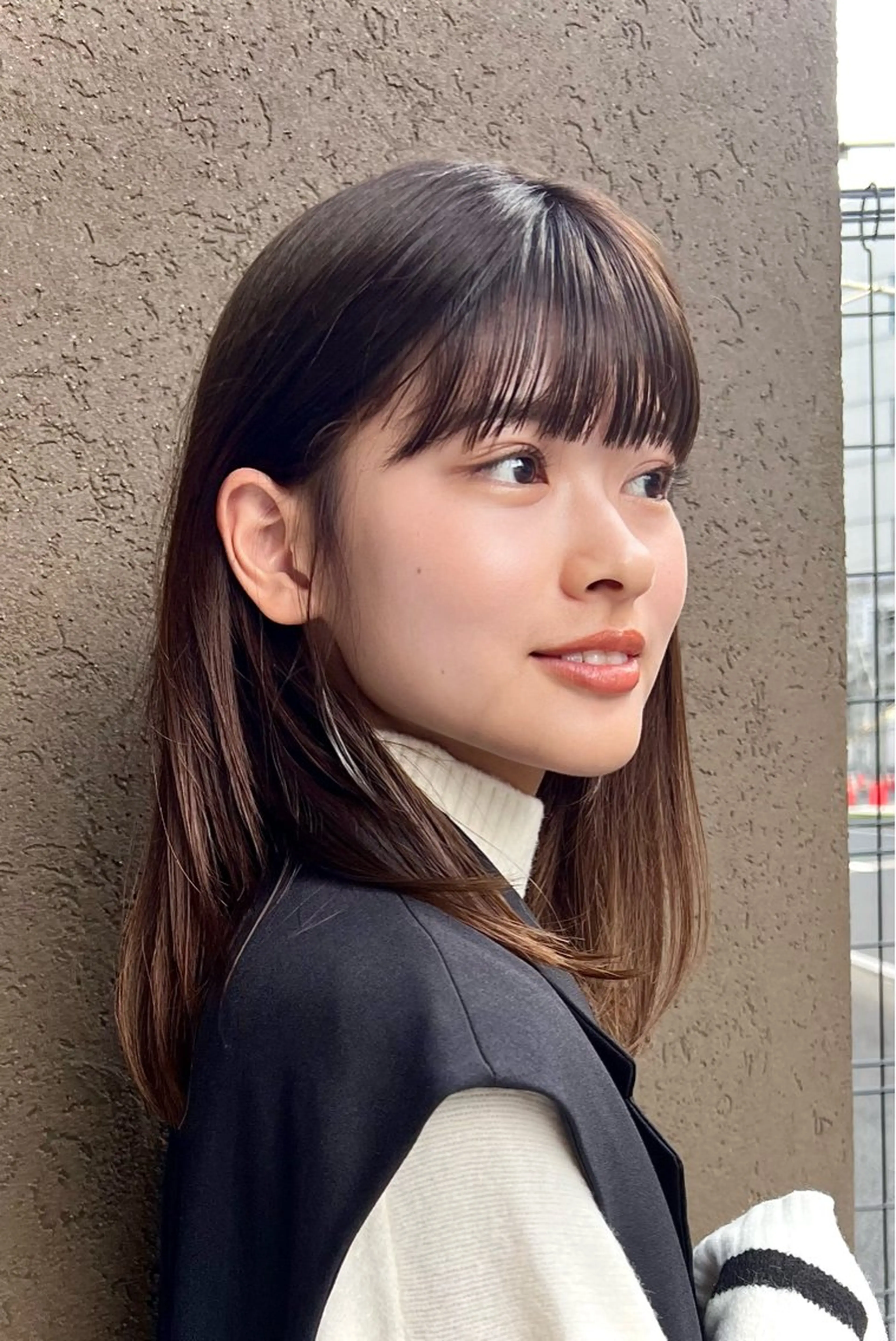 ミディアム 縮毛矯正 トリートメント ヘアセット 縮毛矯正/髪質改善 カット/横山陸人のヘアスタイル