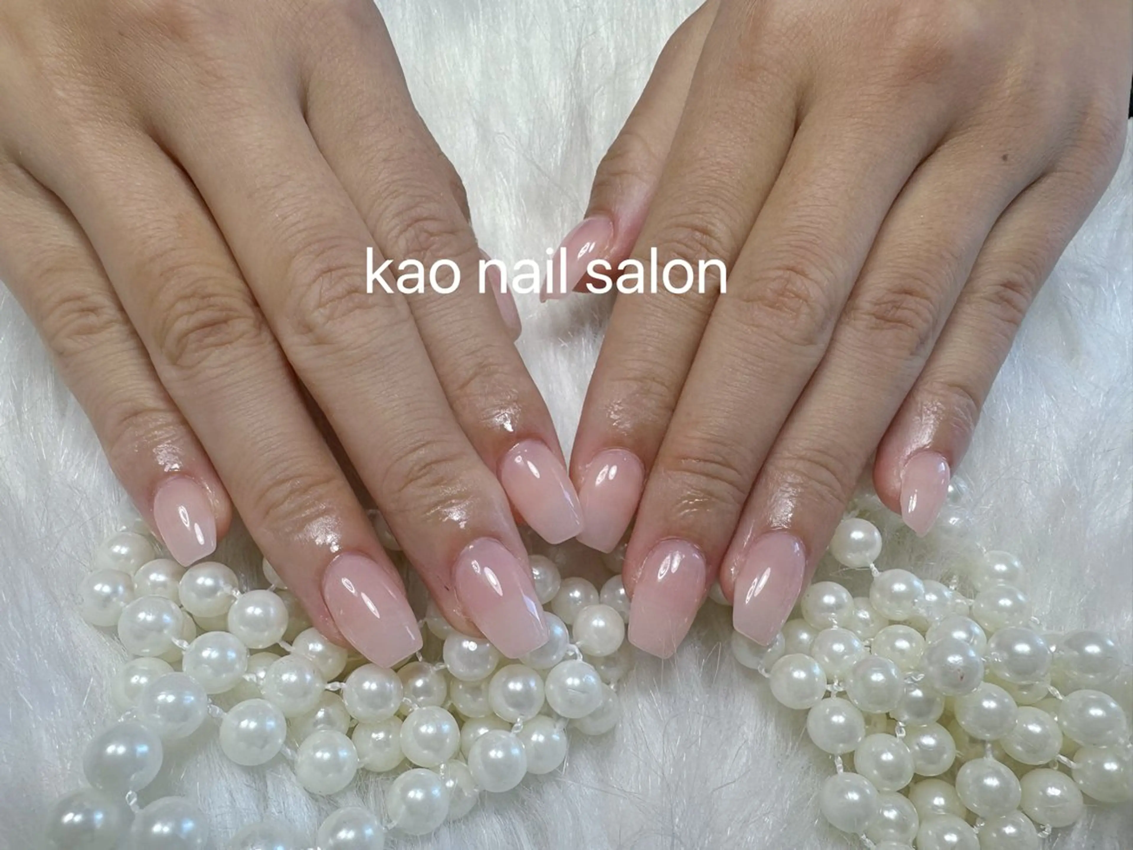 ネイル ハンドネイル kao nail マグネット/長さだしのネイルデザイン