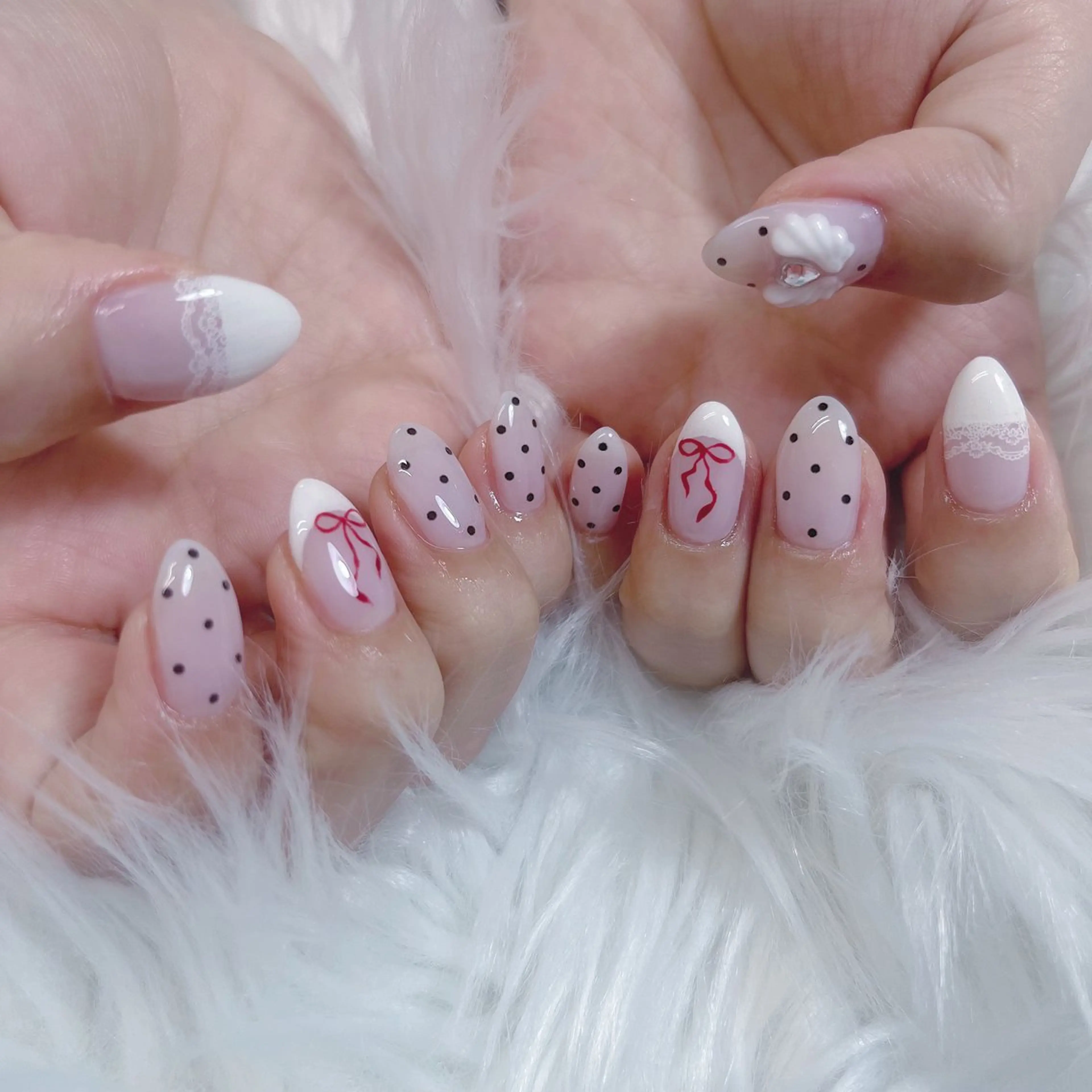 ネイル ハンドネイル Maya 🧊🫧‪のネイルデザイン