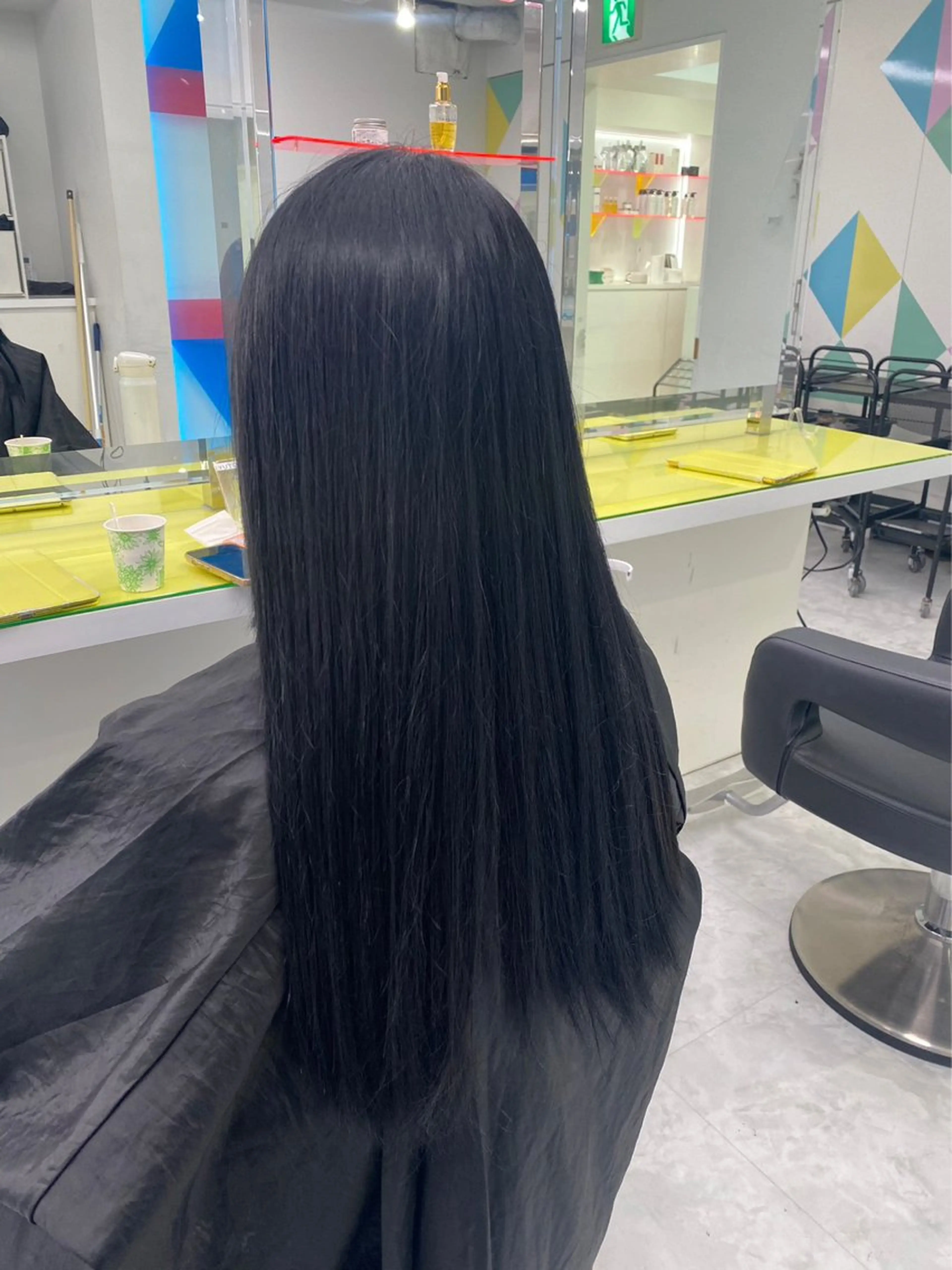 ロング カラー ブルーカラー 💖トレンド夏 カラー💖FUTAのヘアスタイル